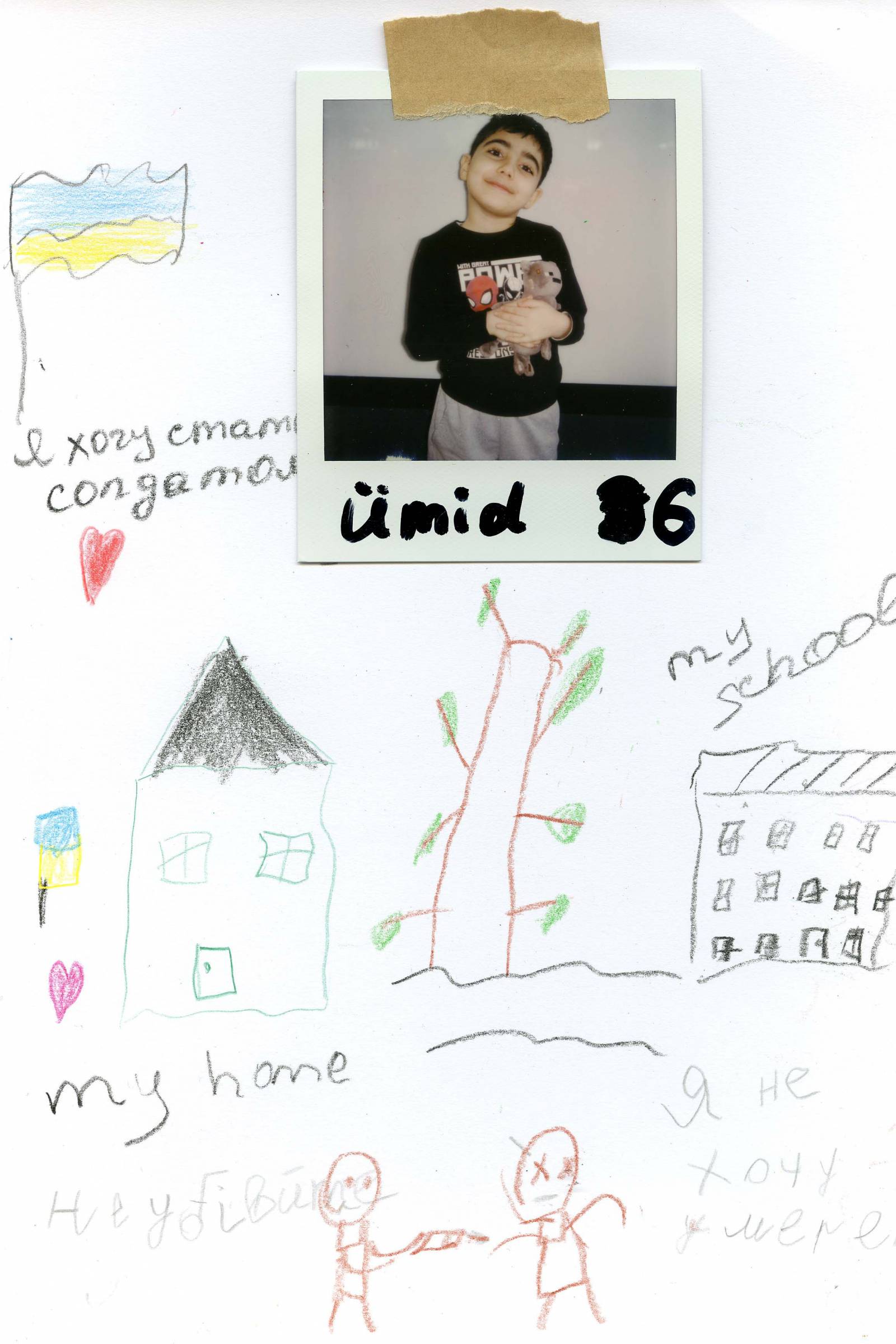 Umid, 6 ,,Chcę zostać żołnierzem. Nie zabijajcie mnie. Ja nie chcę umrzeć.”