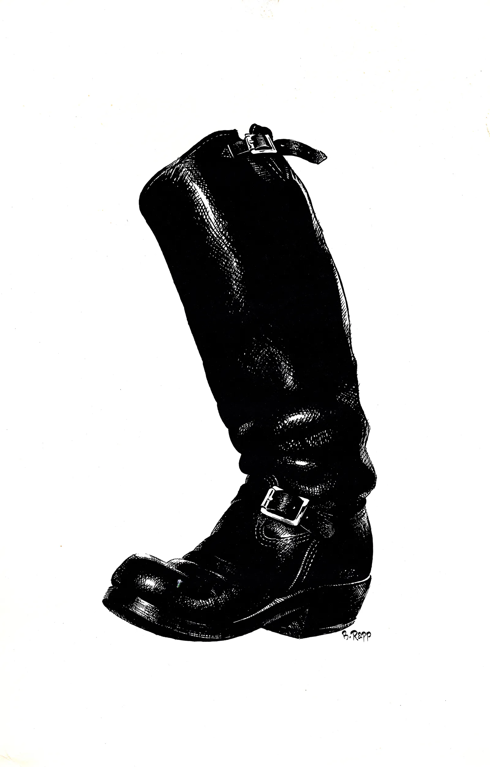 Bruce Rapps Boot (1980). Dzieki uprzejmości AllTogether/Tom of Finland/Diesel