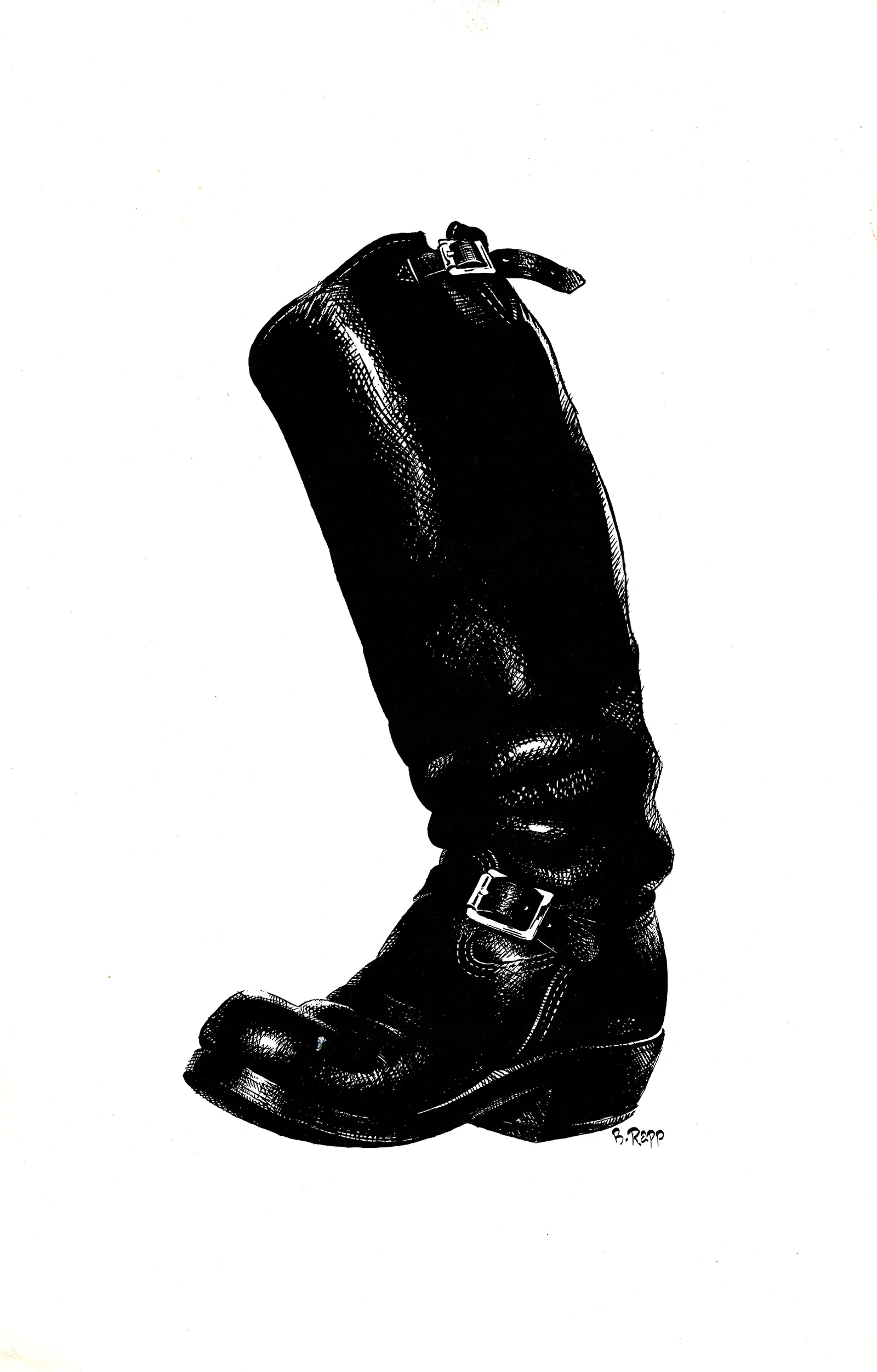 Bruce Rapps Boot (1980). Dzieki uprzejmości AllTogether/Tom of Finland/Diesel