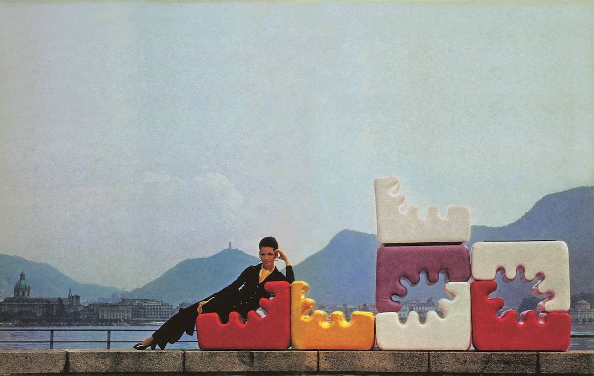 Reklama fotela Karelia projektu Liisi Beckmann, 1969 Courtesy Zanotta SpA – Italy