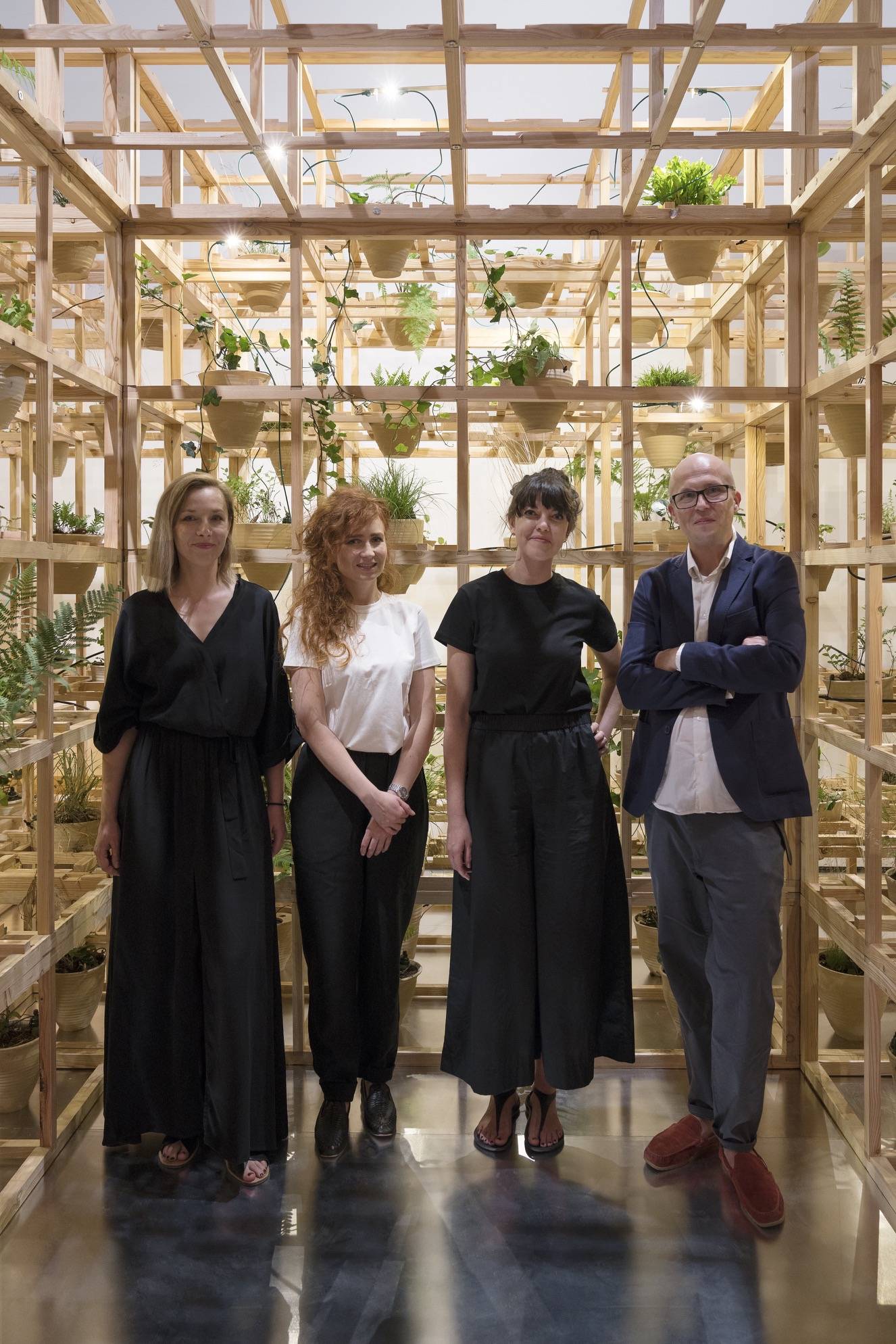 Małgorzata Devosges-Cuber, Dominika Wilczyńska, Barbara Nawrocka i Michał Duda