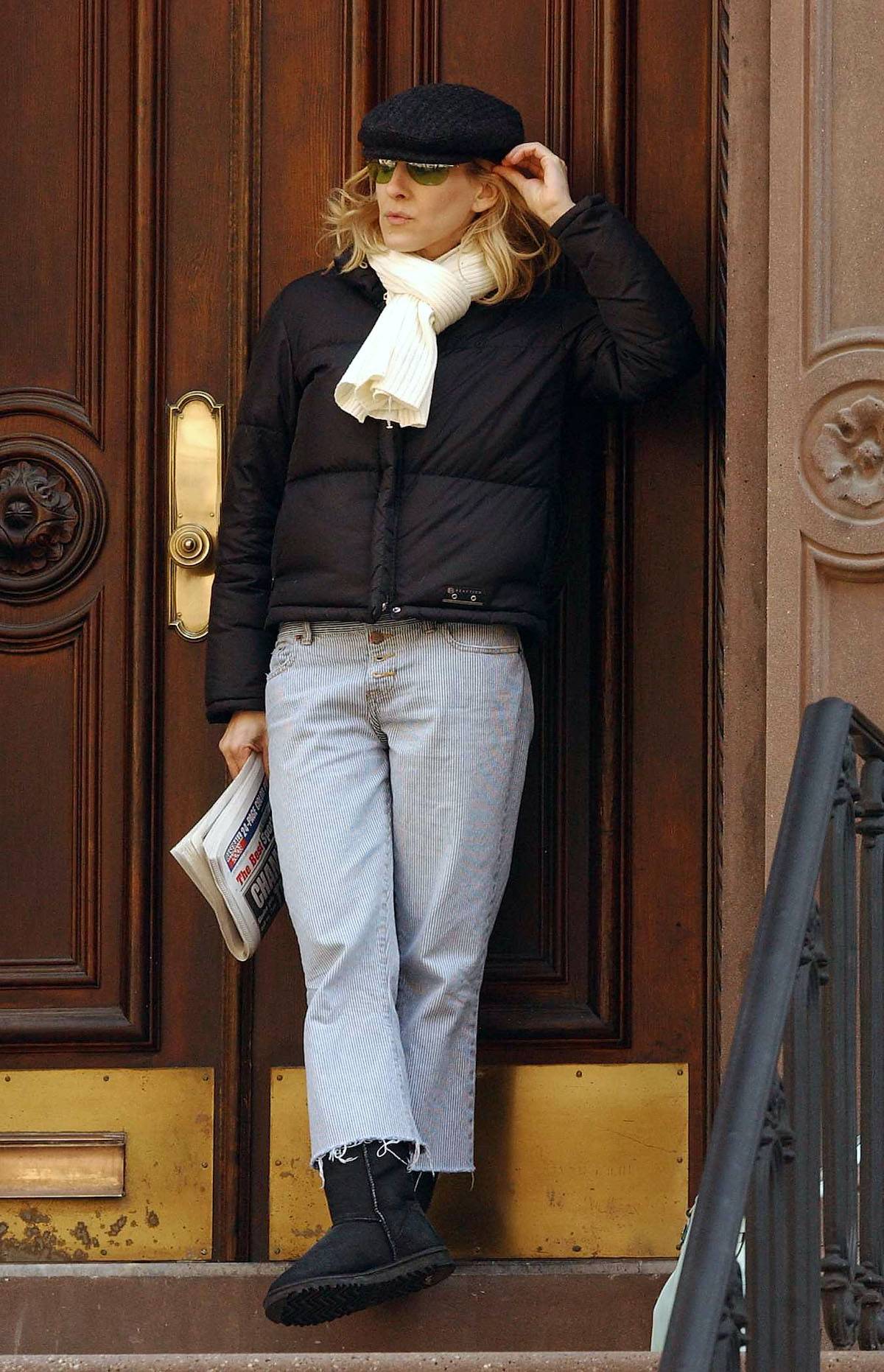 Sarah Jessica Parker na planie Seksu w wielkim mieście, 2003 rok (Fot. Getty Images)