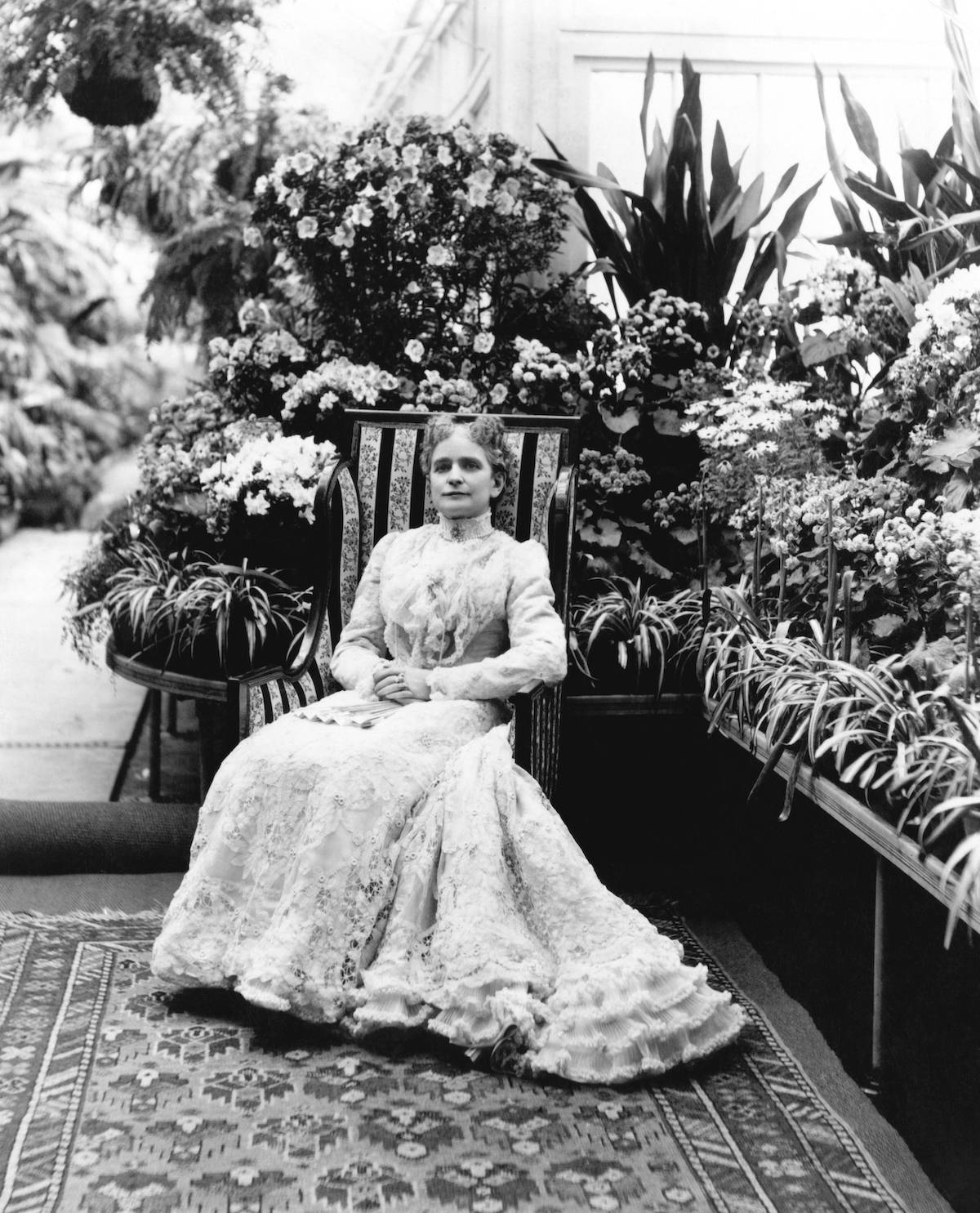 Ida Saxton McKinley, 1900 rok / Fot. Underwood Archives/Getty Images