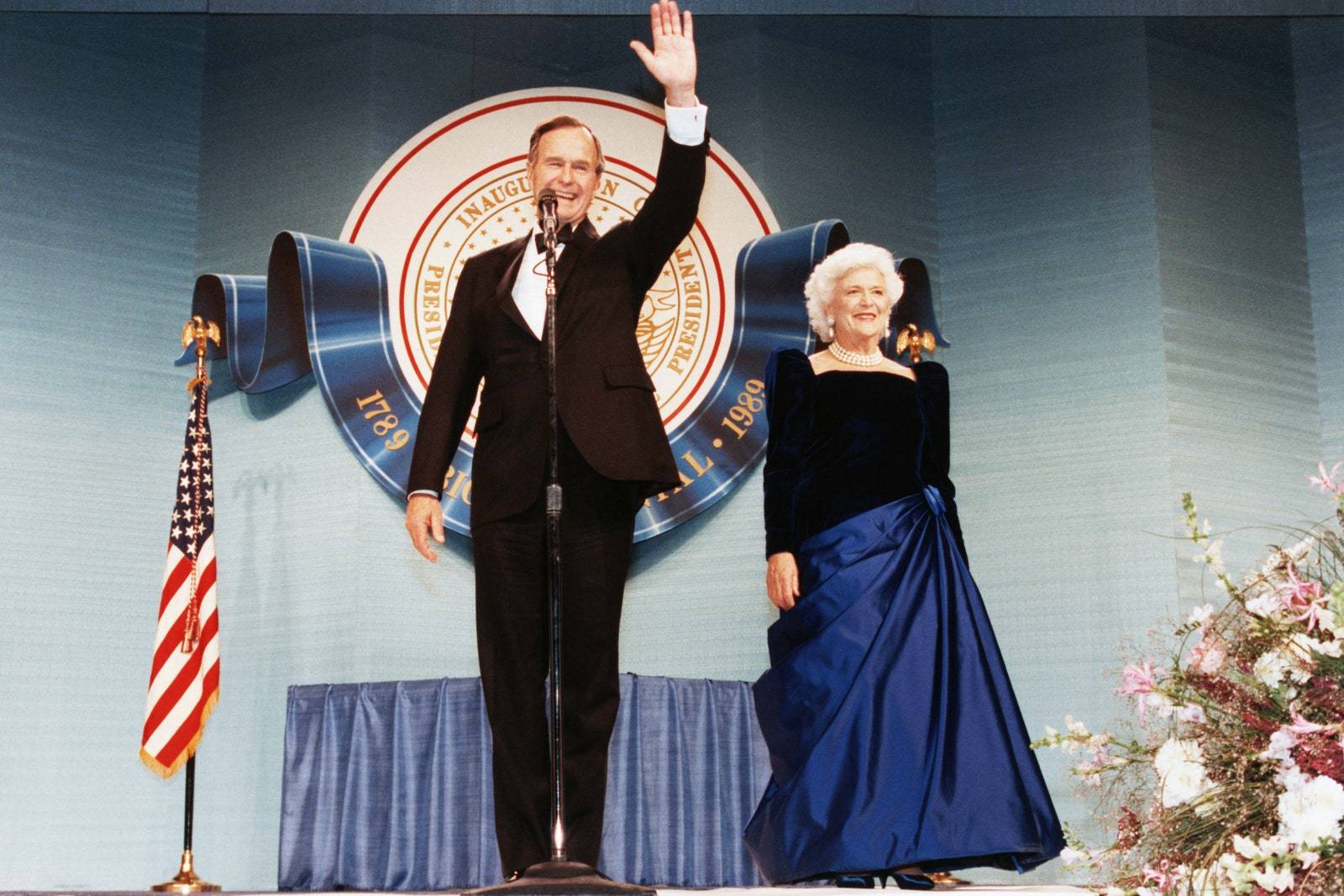 Barbara Bush, 1989 / Fot. CORBIS/Corbis via Getty Images