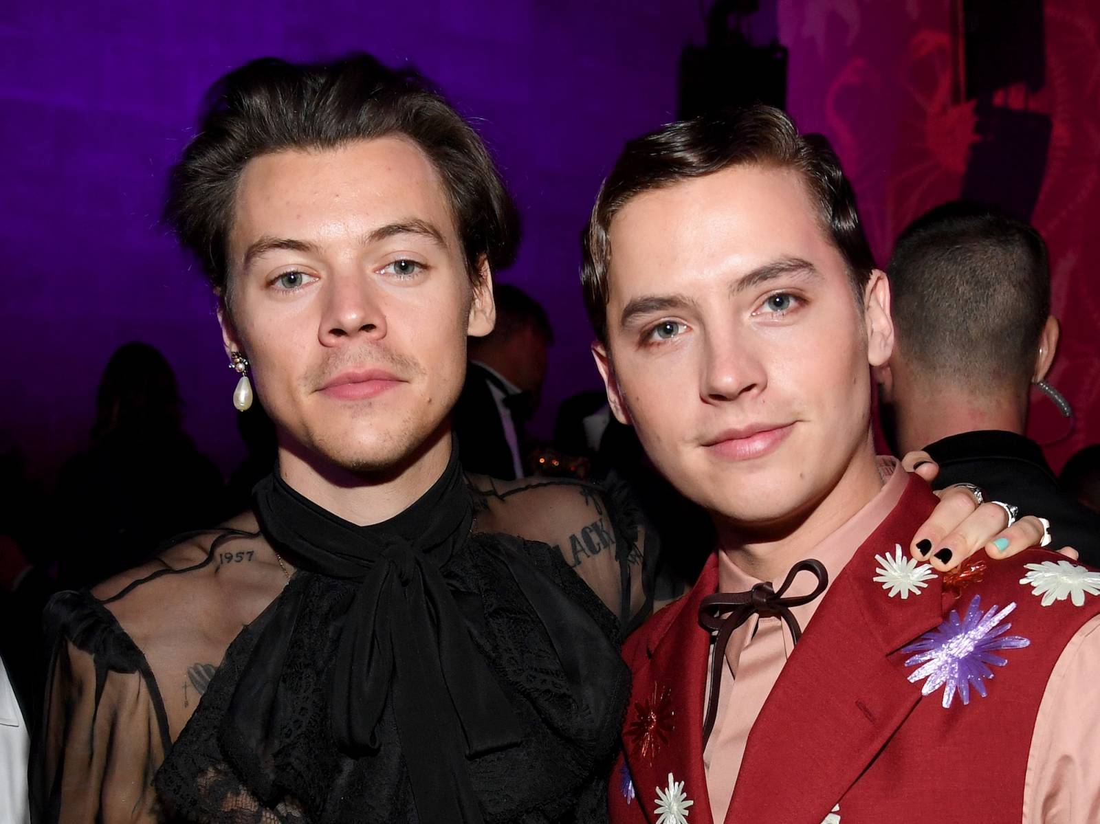 Harry Styles i Cole Sprouse (Fot. Getty Images)