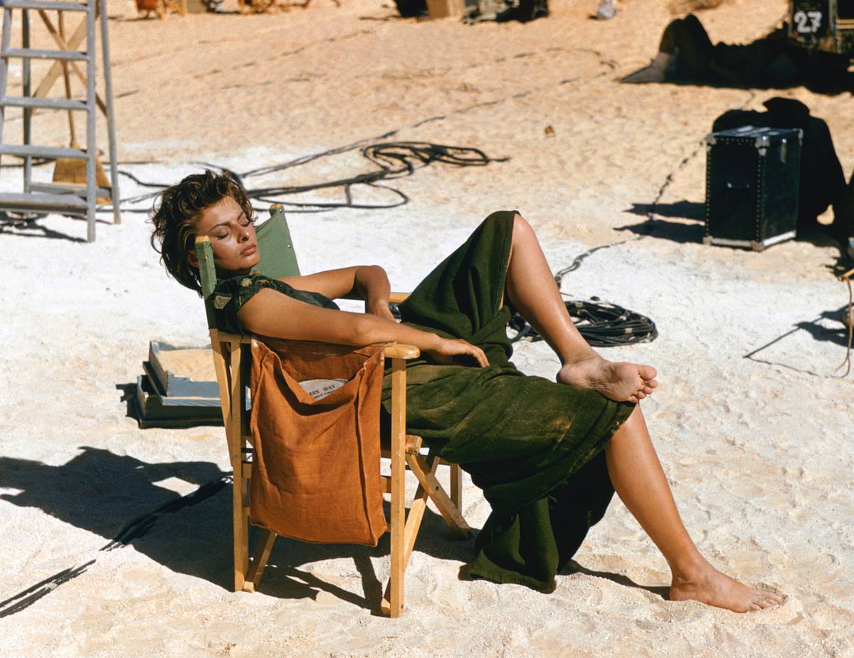 Sophia Loren w 1957 roku (Fot. Silver Screen Collection/Hulton Archive/Getty Images)