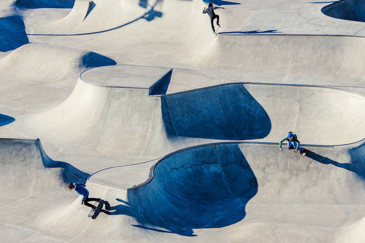 Skate park Stapelbäddsparken w Malmö (Fot. Werner Nystrand)