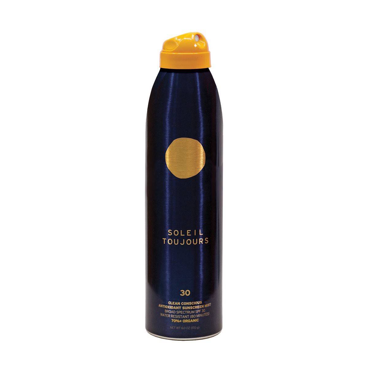Clean Conscious Sunscreen Mist, Soleil Toujurs/galilu.pl od 110 pln / Fot. materiały prasowe