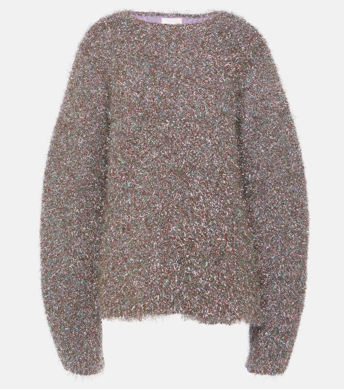 Oryginalny sweter świąteczny z kolekcji Jil Sander, ok. 5200 zł (Fot. materiały prasowe)
