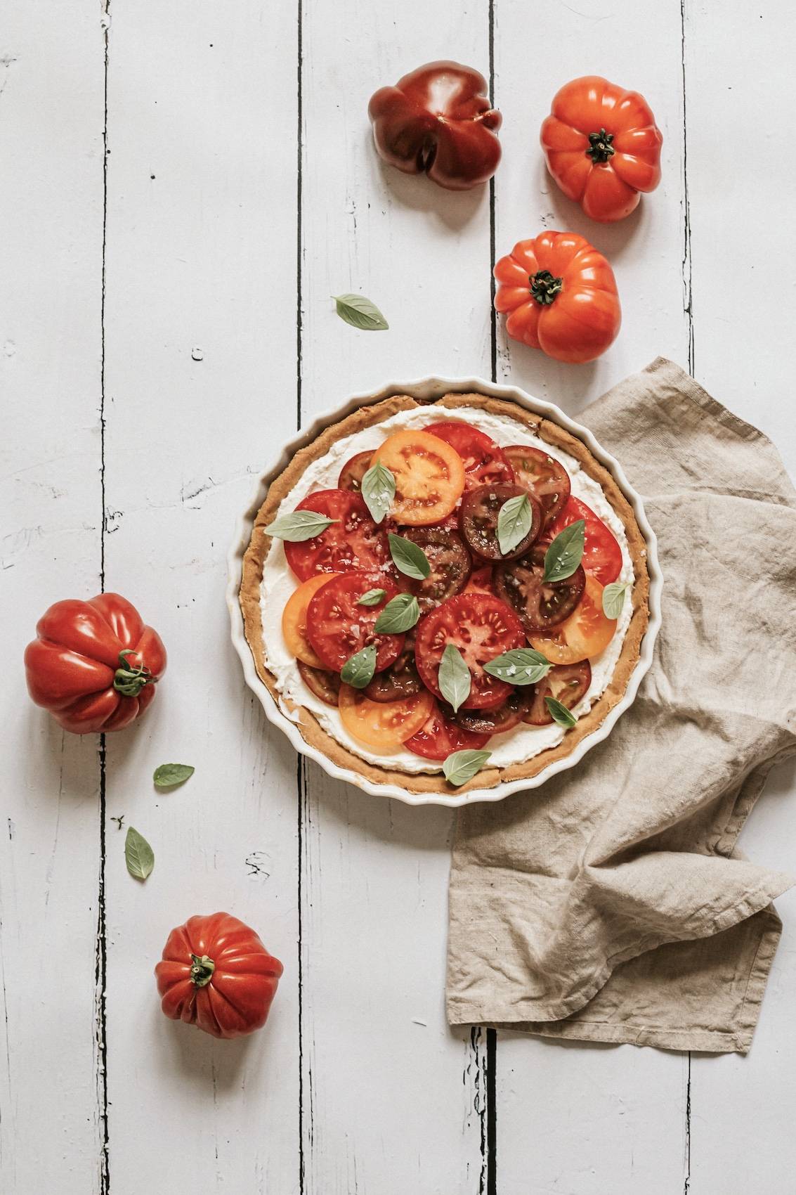 Przepis na #TomatoTart, pomidorowej tarty z TikToka