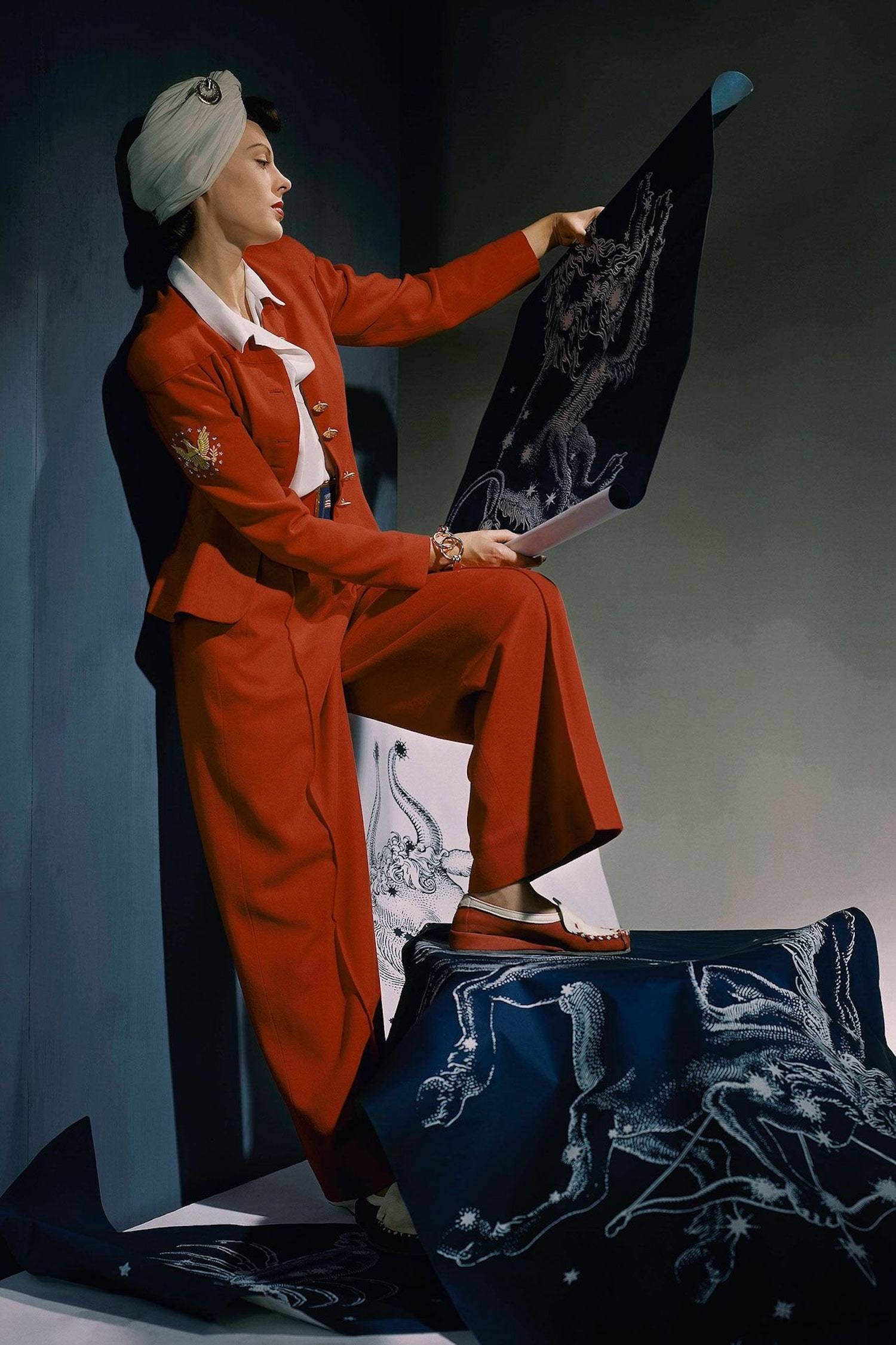 Meg Mundy, Vogue 1940 / Fot. John Rawlings/Condé Nast via Getty Images