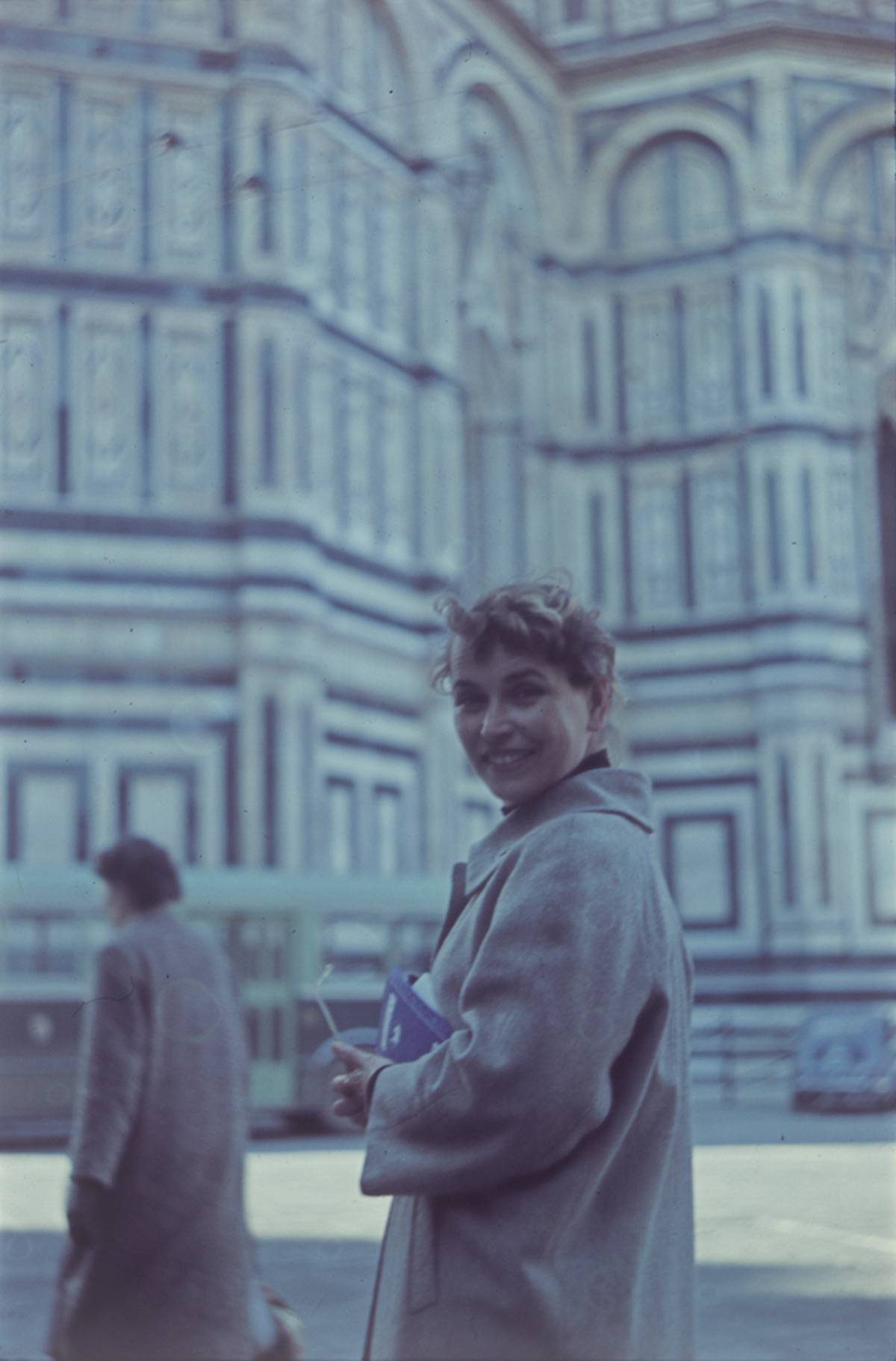 Halina Zamecznik podczas wakacji we Włoszech, Florencja, 1958 ( Fot. W. Zamecznik, © J. i S. Zamecznik / FAF)