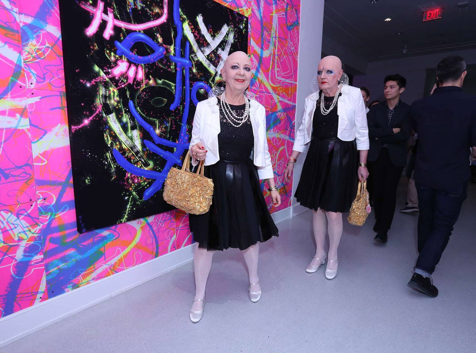 Eva and Adele podczas Art Basel Miami Beach (Getty Images)