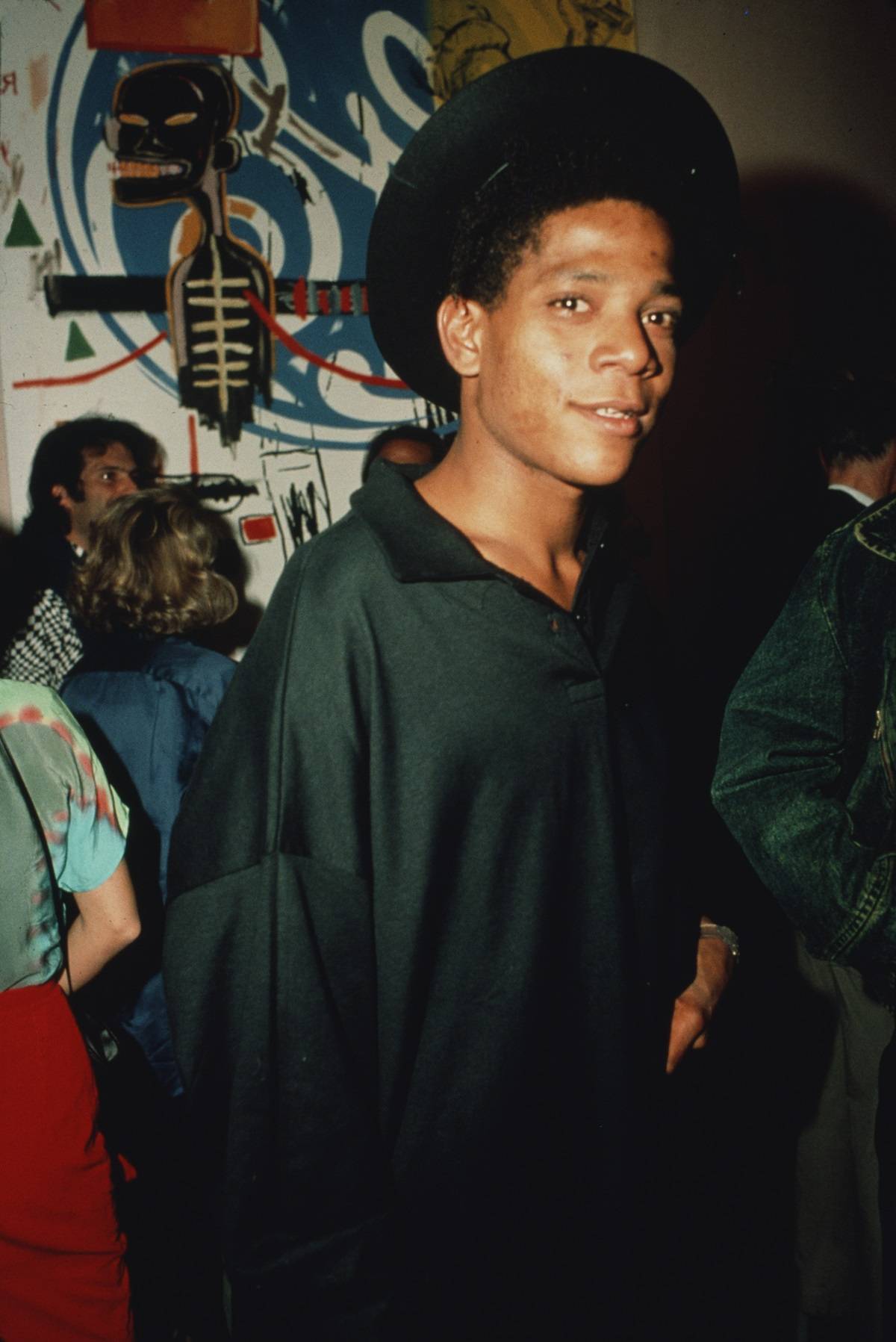 Jean-Michel Basquiat w 1985 roku