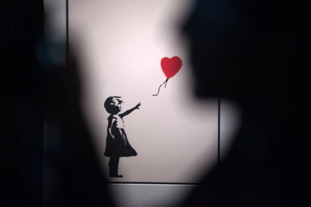 Girl with Balloon, Banksy (Fot. Getty Images)