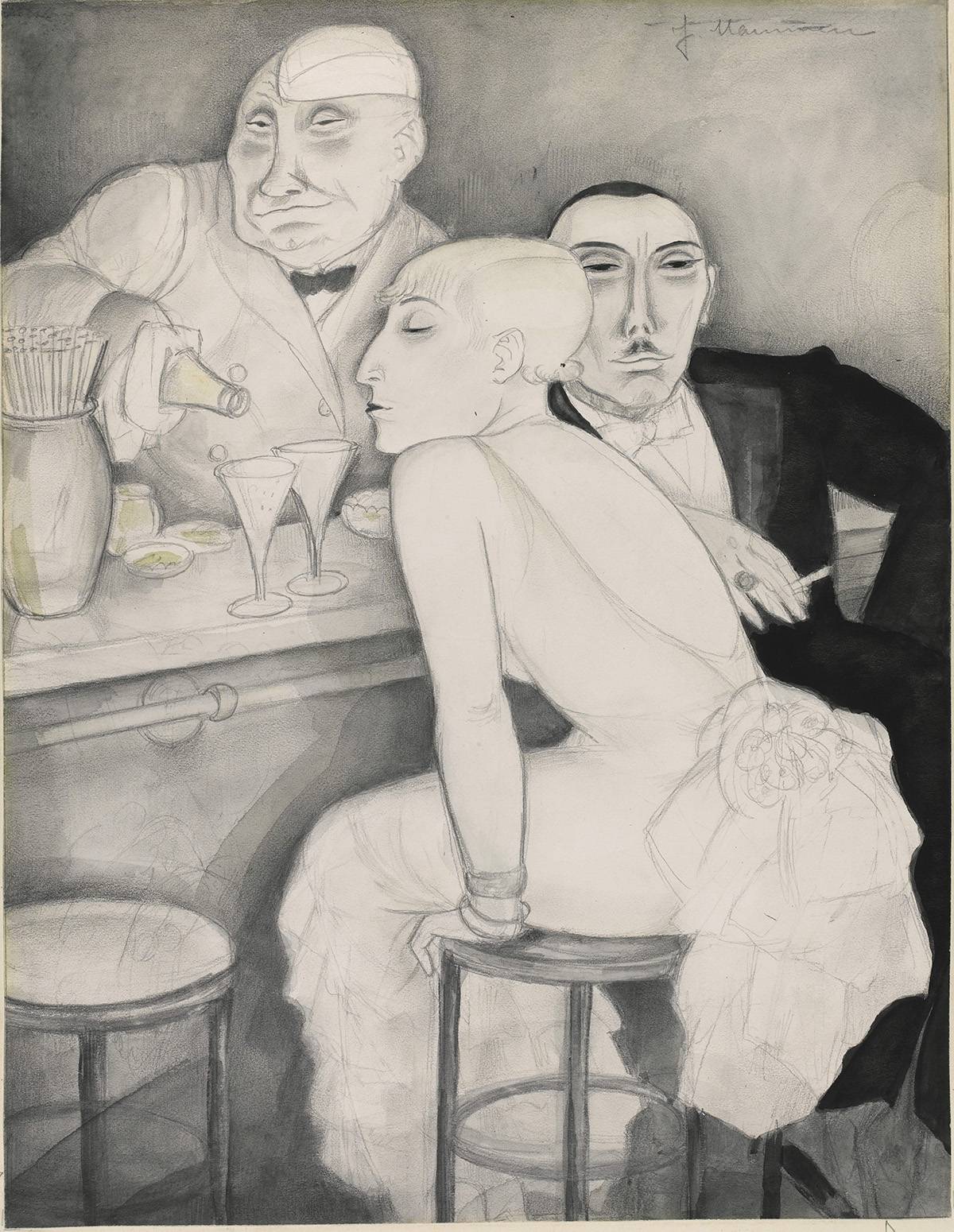 Jeanne Mammen, Bar, ok. 1930