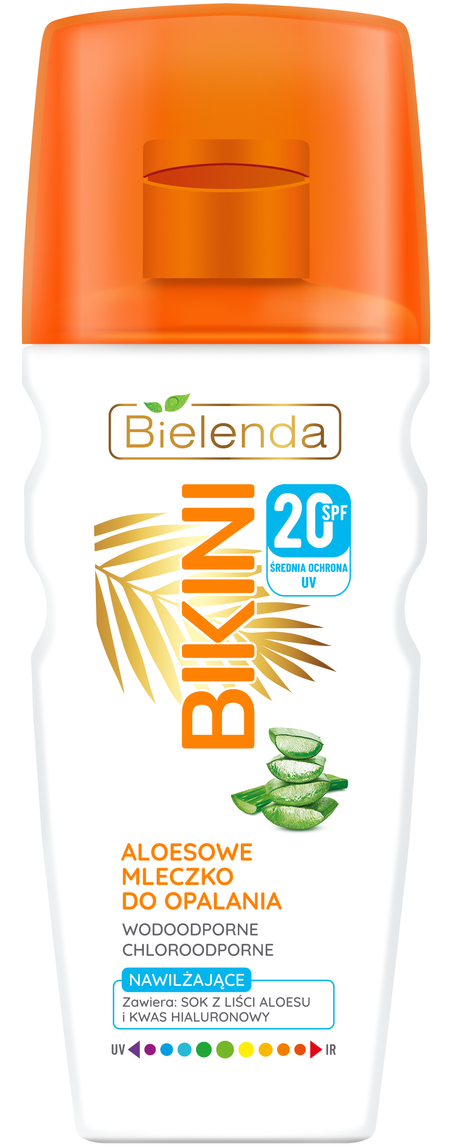 Bielenda Bikini Aloesowe mleczko do opalania SPF20