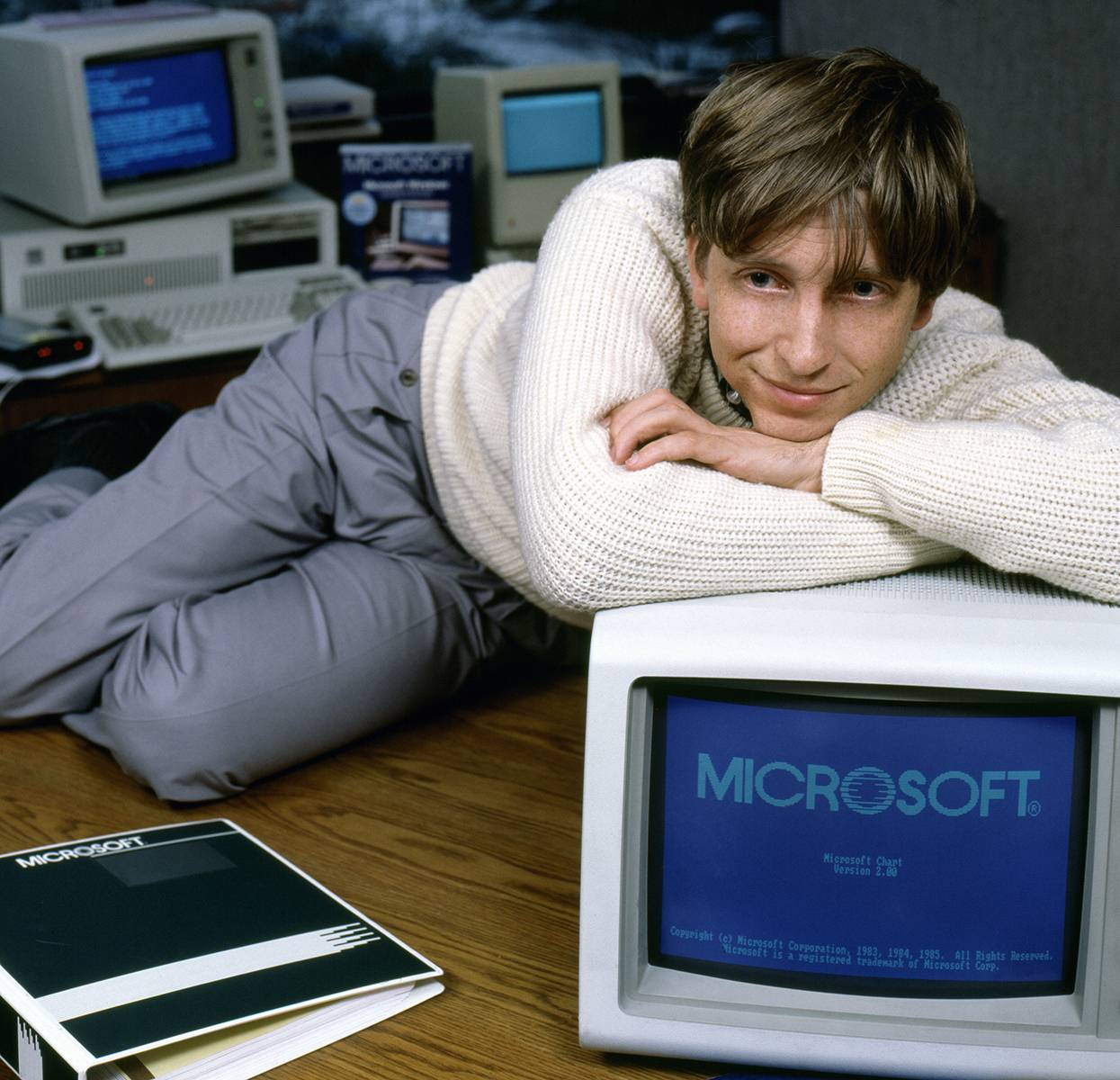 Bill Gates w 1985 roku