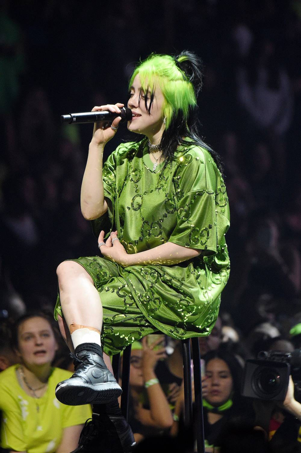 Billie Eilish na koncercie w Miami (Fot. Getty Images)