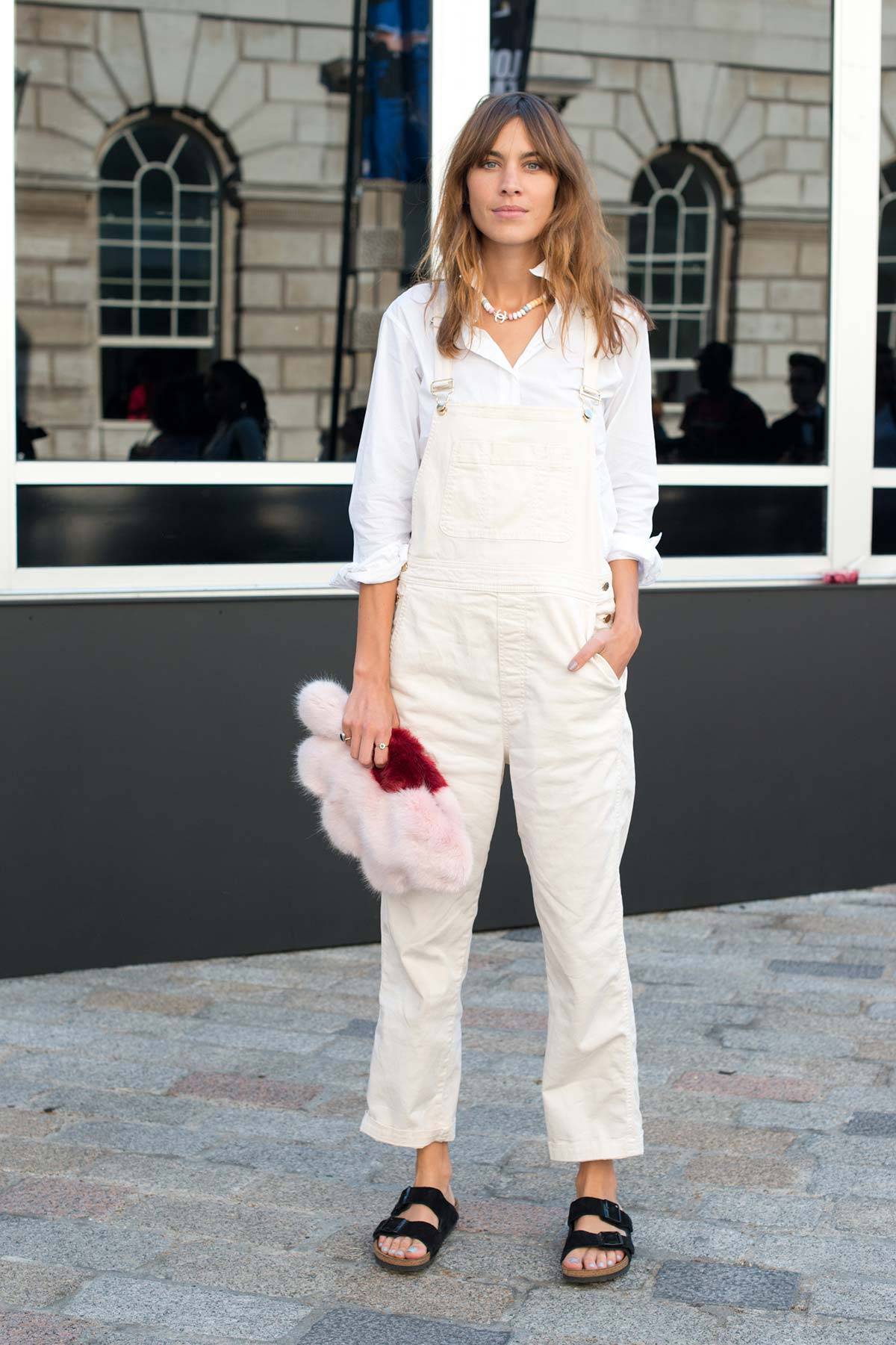 Alexa Chung na tygodniu mody w Londynie, 2014 (Fot. Getty Images)