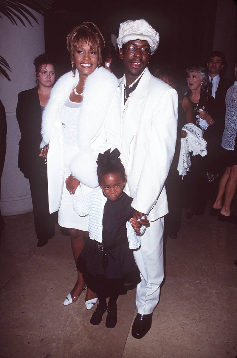 Whitney Houston, Bobby Brown i Bobbie Kristina Brown (Fot. SGranitz/WireImage)