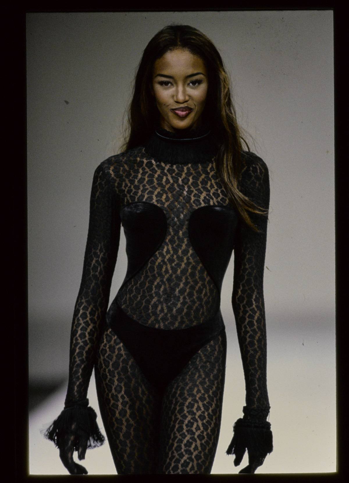 Naomi Campbell na pokazie Alaia, 1991 rok