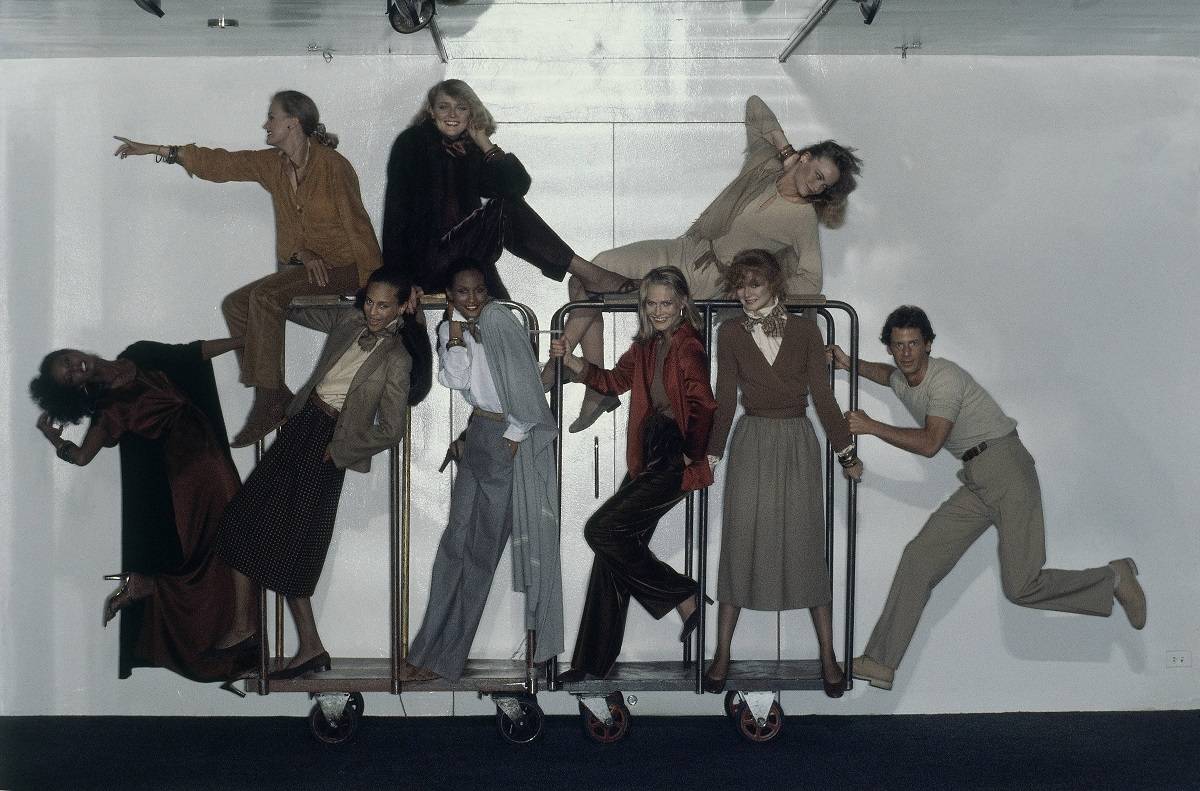 Projekty Kleina w sesji dla Voguea w 1977 roku