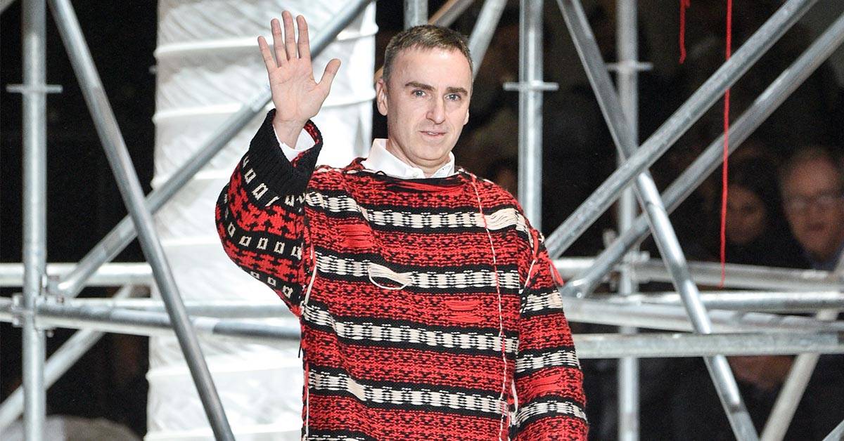 Raf Simons (Fot. Getty Images)