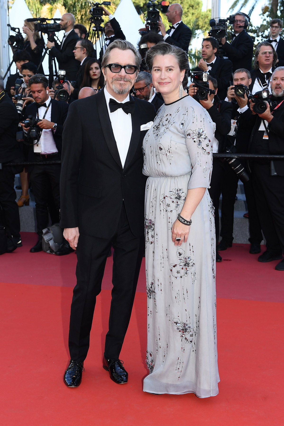 Gary Oldman i Gisele Schmidt (Fot. Getty Images)