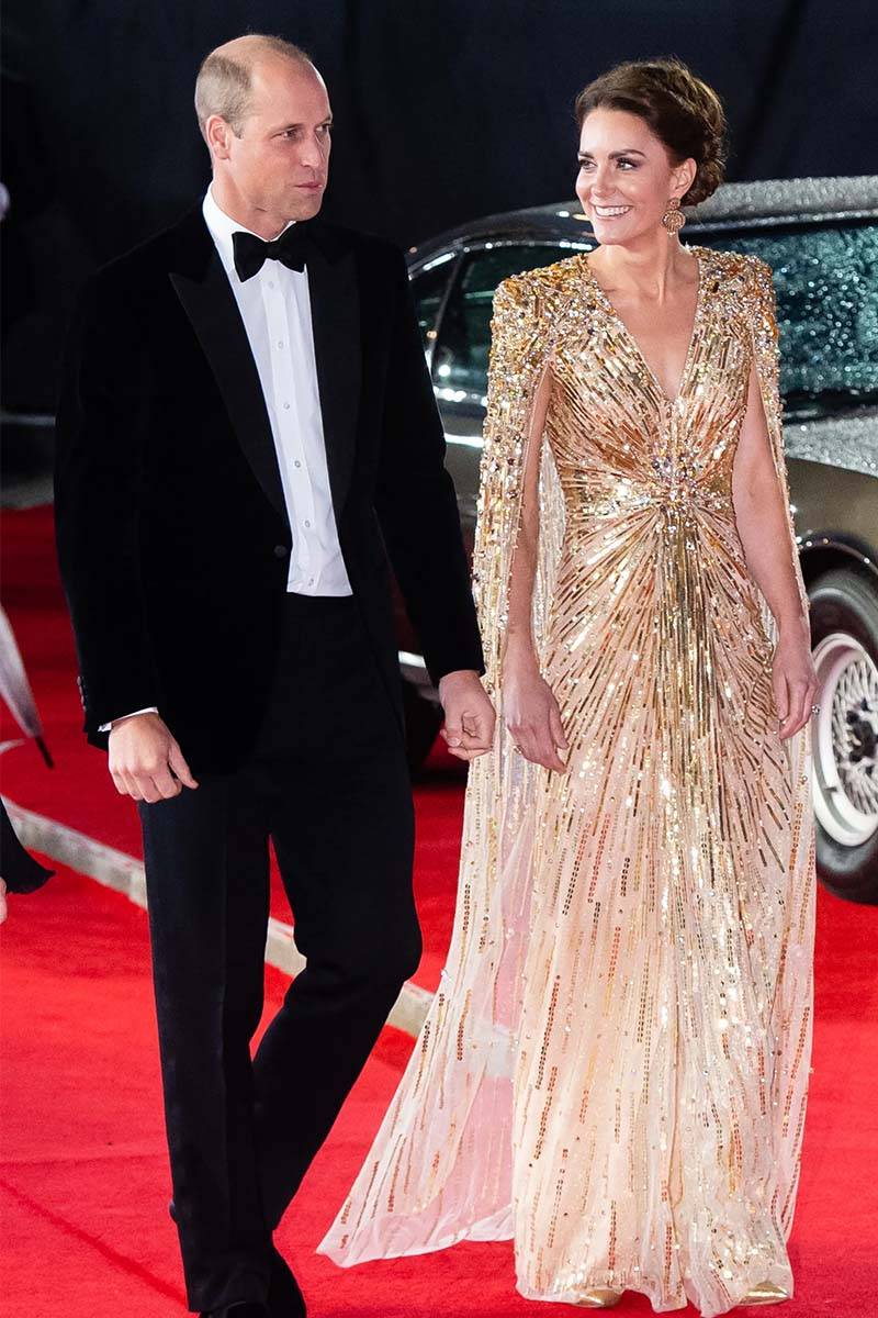 Ksieżna Cambridge na premierze filmu „Nie czas umierać”. / Fot. Samir Hussein, (Fot. Getty Images)