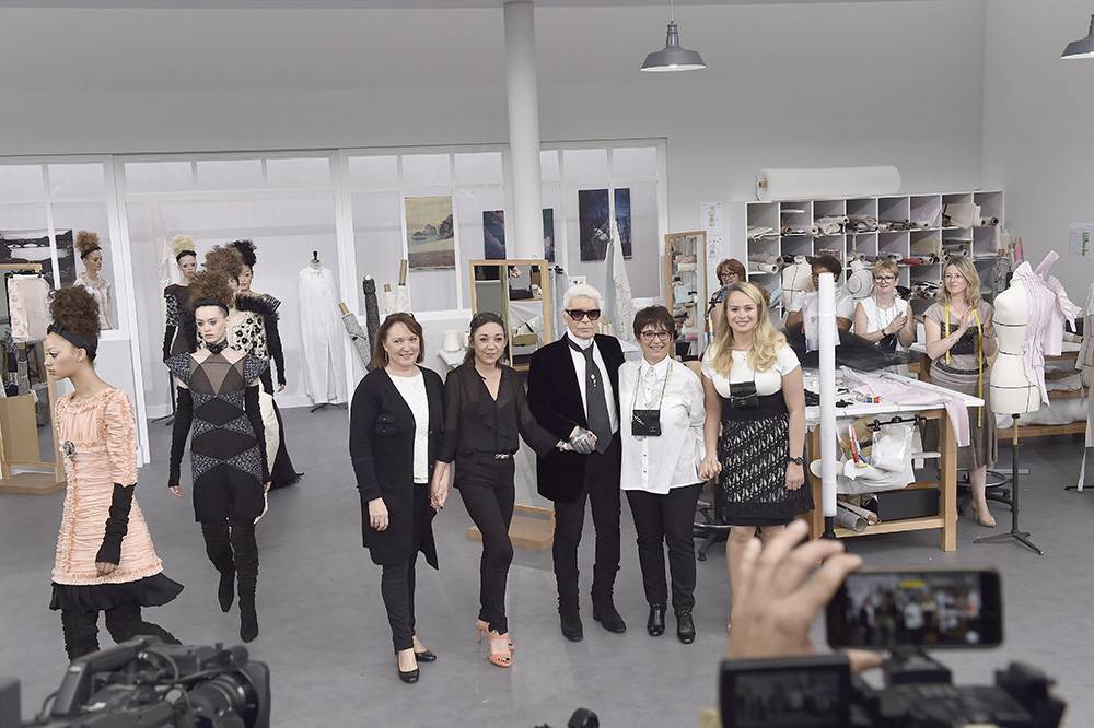Finał pokazu kolekcji Chanel haute couture jesień 2016