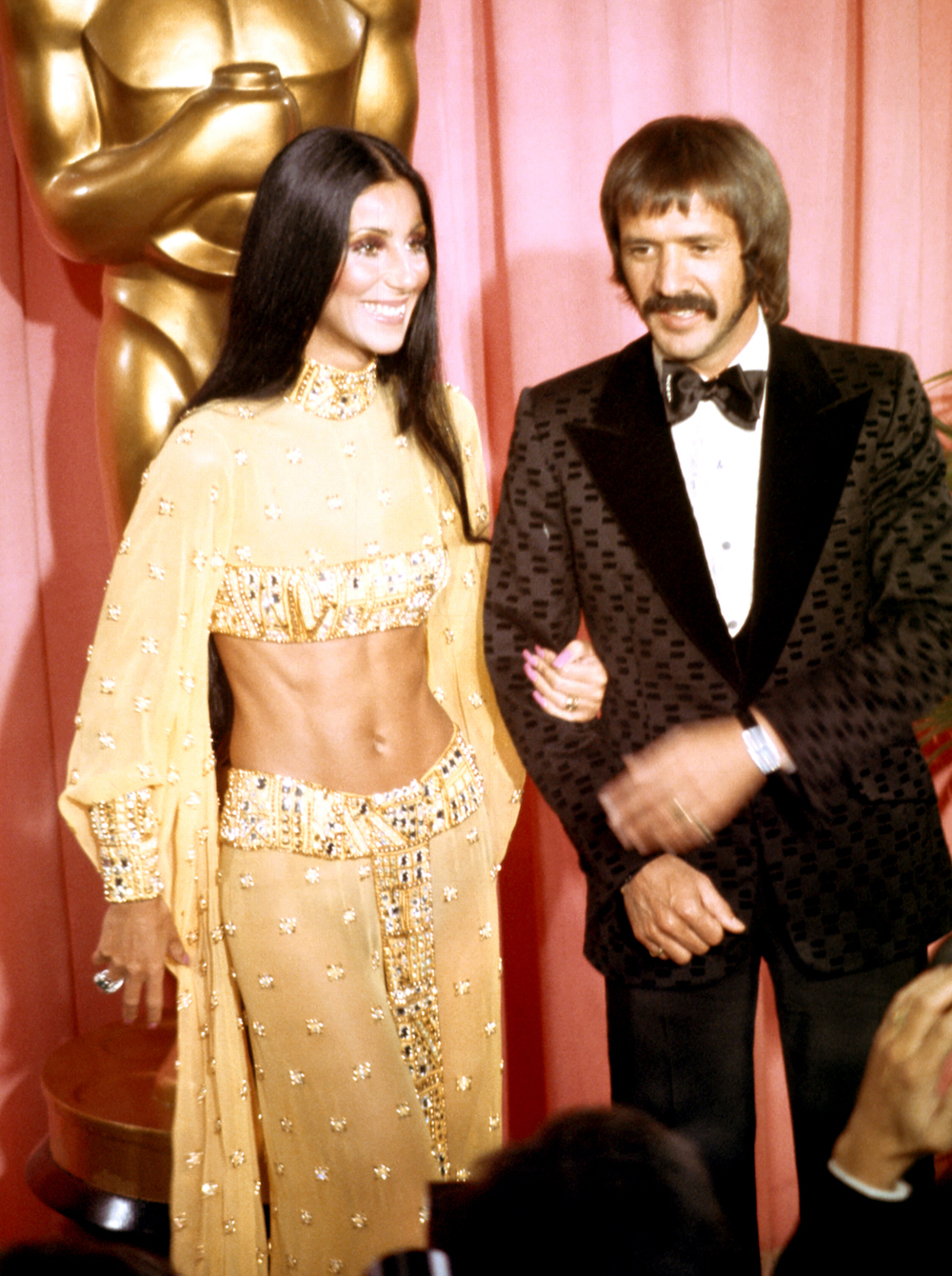 Cher i Sonny na rozdaniu Oscarów (Fot. Getty Images) 