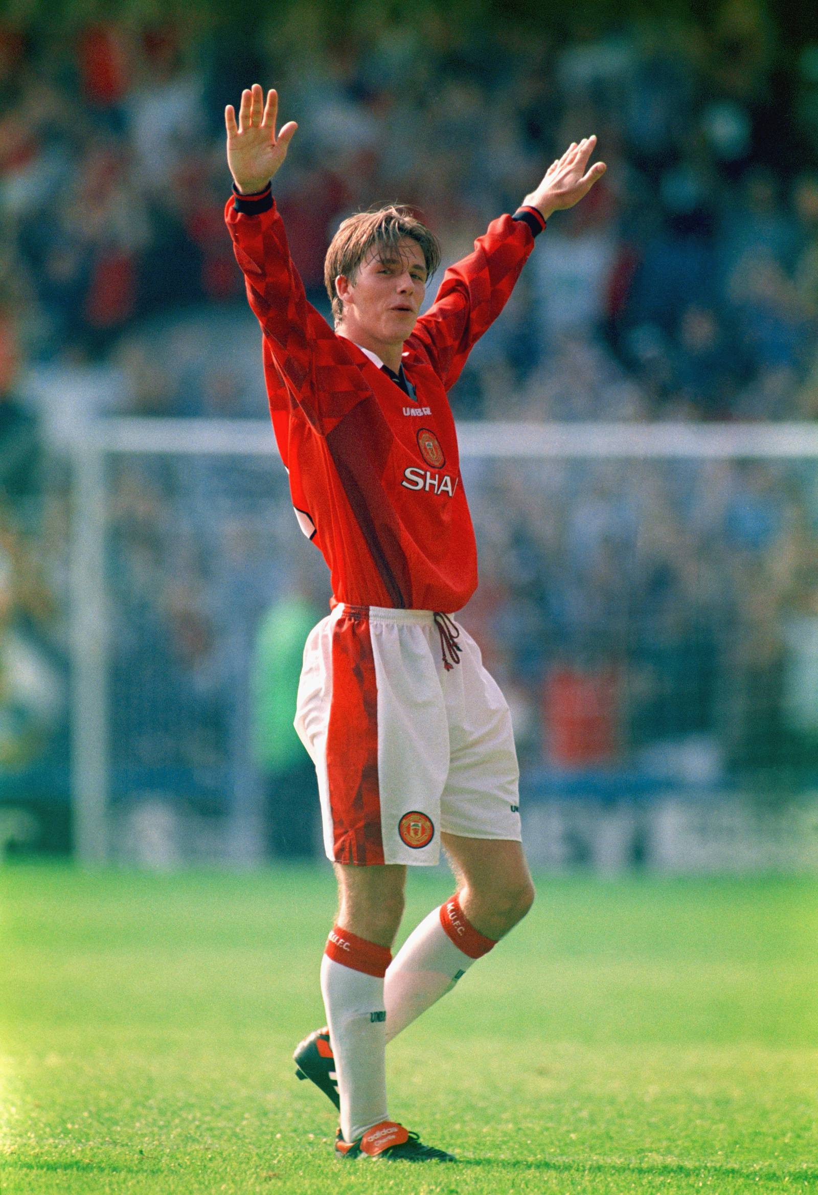 W barwach Manchesteru United, 1996 r. / Fot. Getty Images