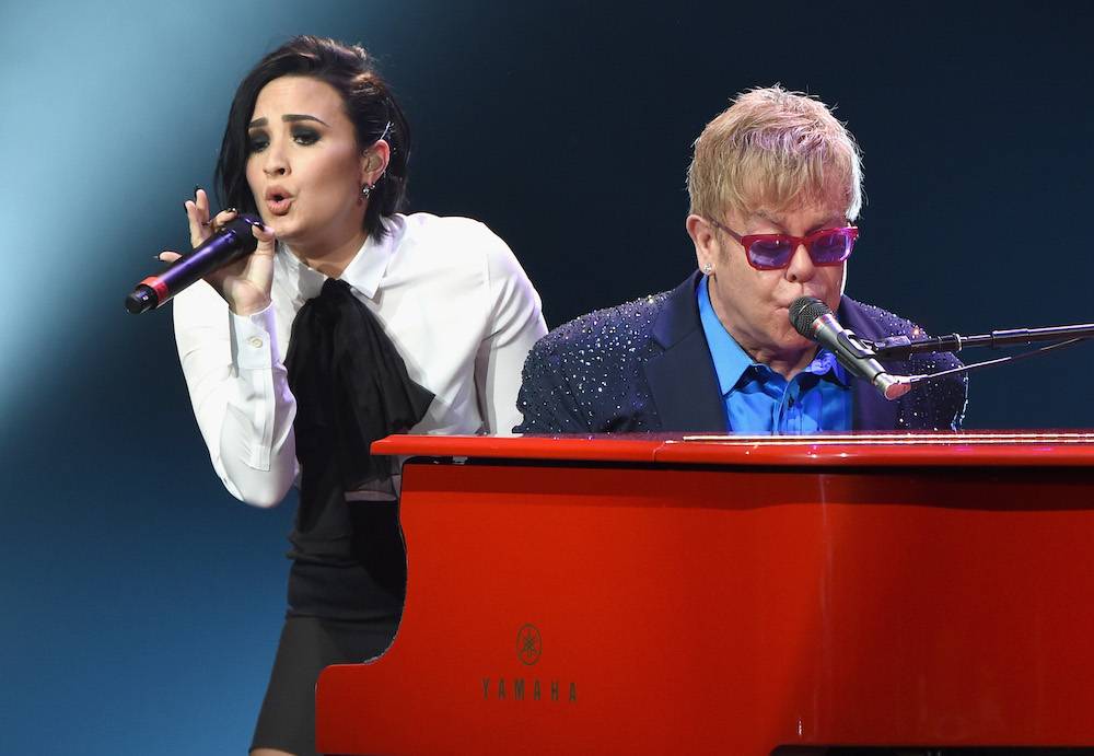 Z Eltonem Johnem  (Fot. Getty Images)