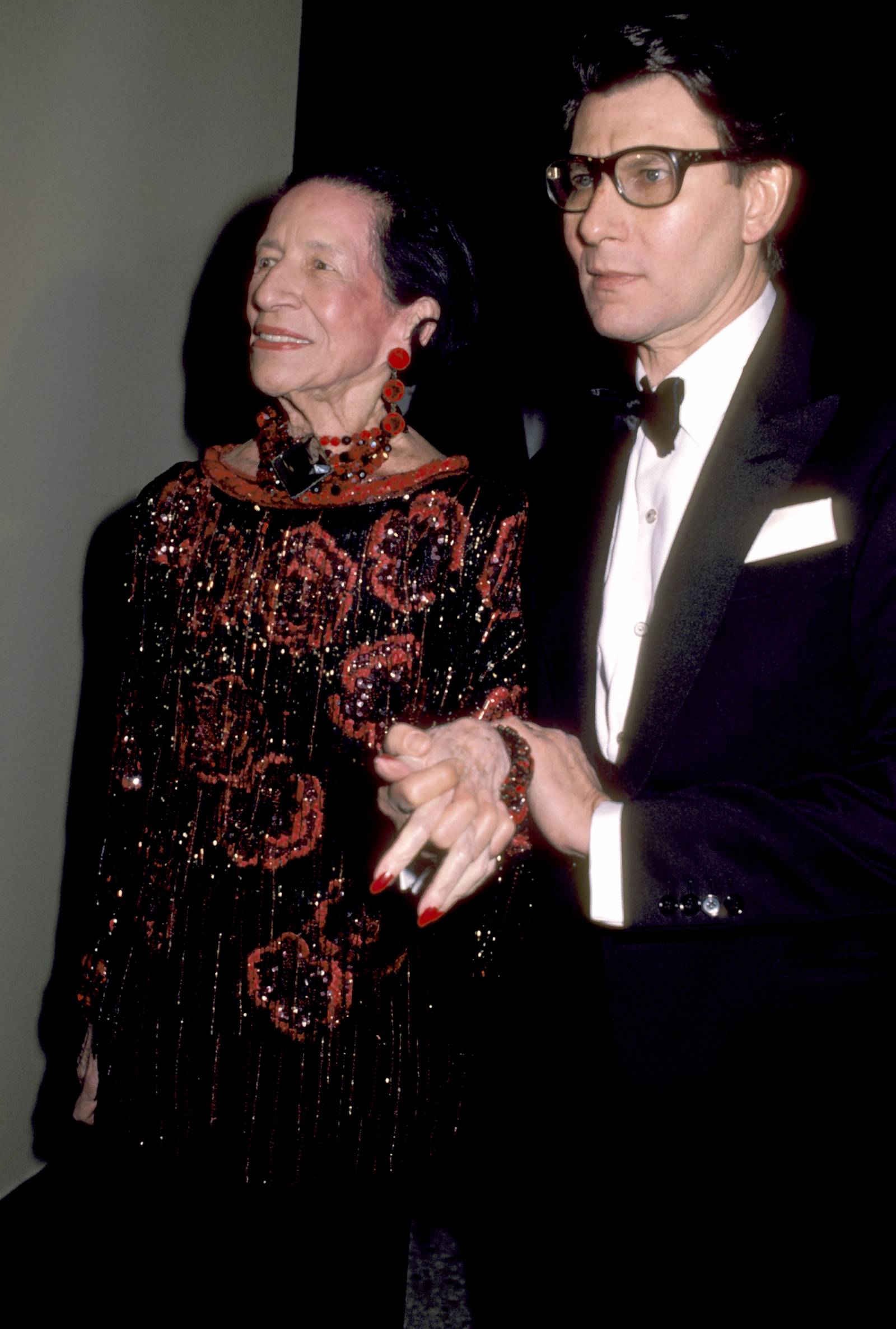  Diana Vreeland i Yves Saint Laurent(Fot.Getty Images)