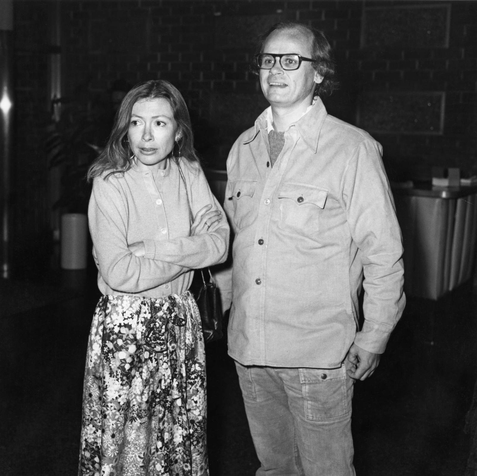 Z mężem Johnem Gregorym Dunnem w 1972 roku /(Fot. Getty Images)