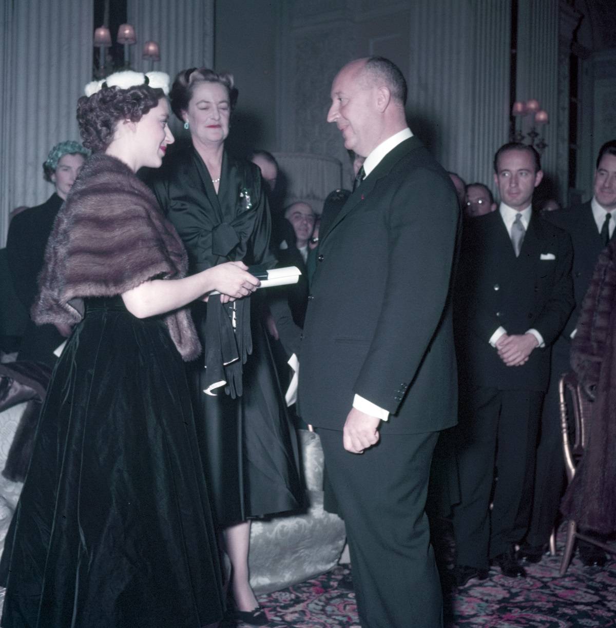 Księżniczka Małgorzata i Christian Dior, 3 listopada 1954 roku