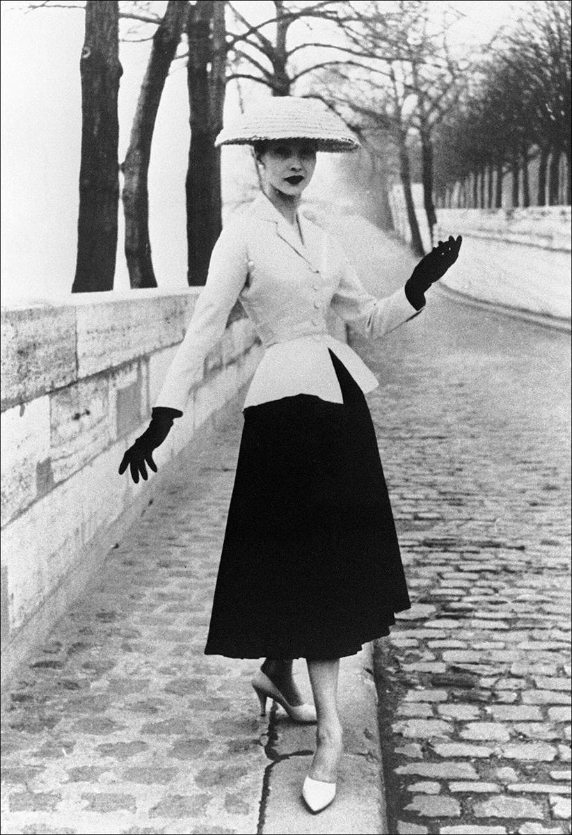 New Look Christiana Diora zaprezentowany w kolekcji haute couture wiosna-lato 1947