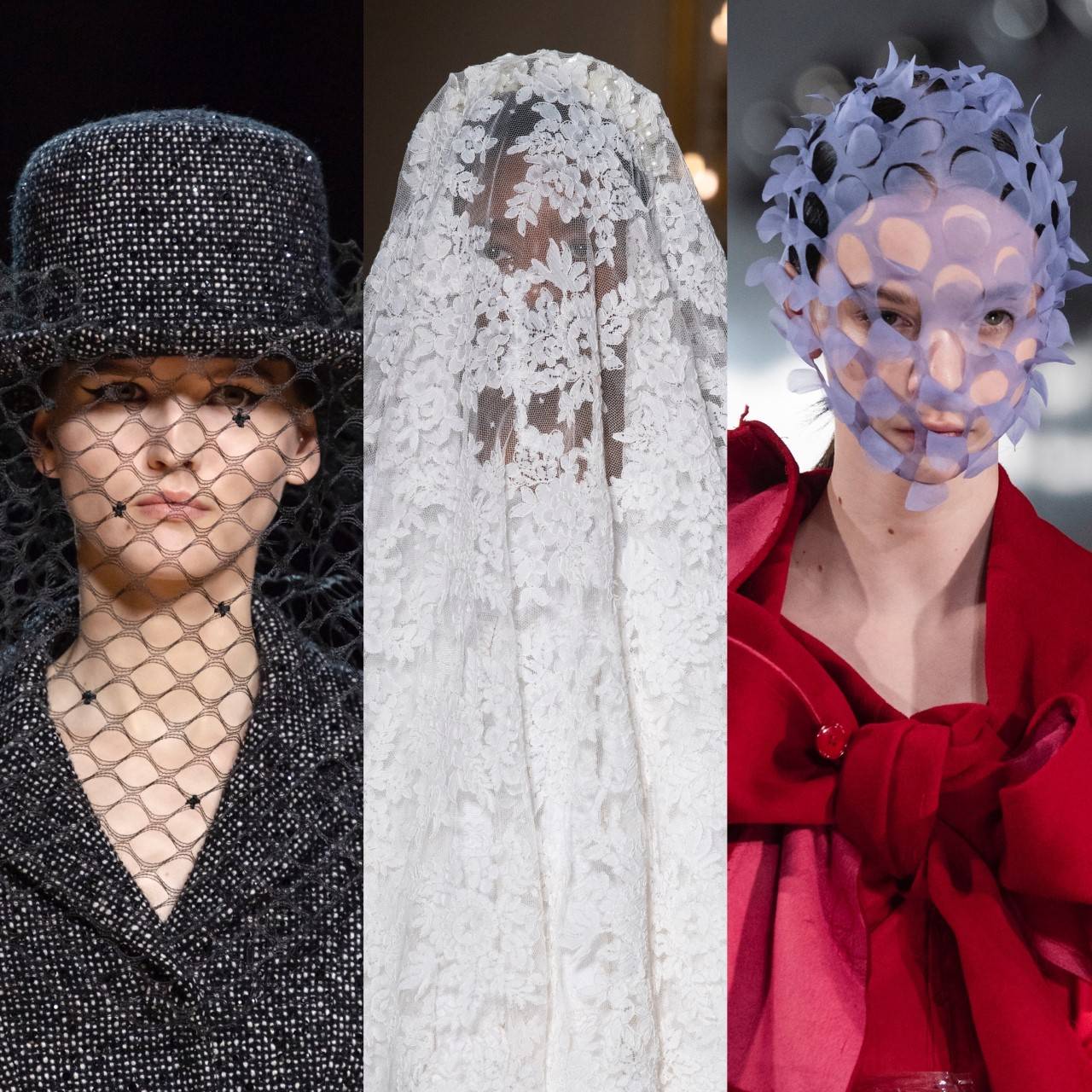 Od lewej: Marc Jacobs, Simone Rocha, Maison Margiela