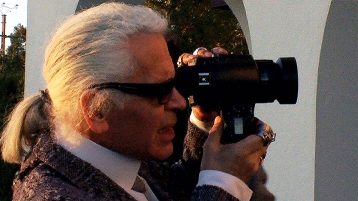 Kadr z filmu Lagerfeld Confidential