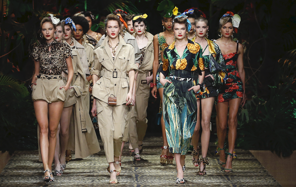 Dolce & Gabbana wiosna-lato 2020 (Fot. Getty Images)