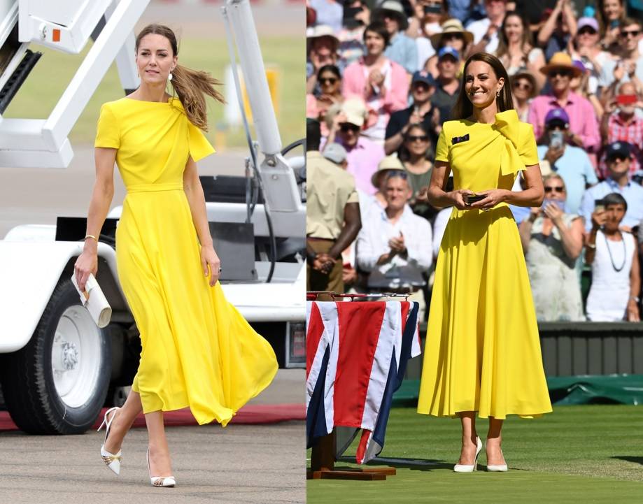 W sukience Roksandy Illinicic podczas podróży na Jamajkę i na Wimbledonie 2022 /(Fot. Getty Images)