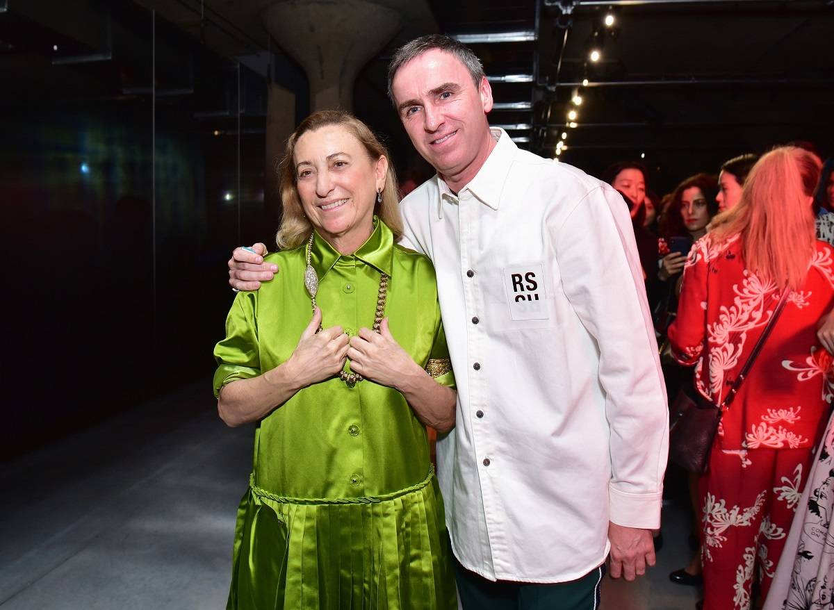 Miuccia Prada i Raf Simons