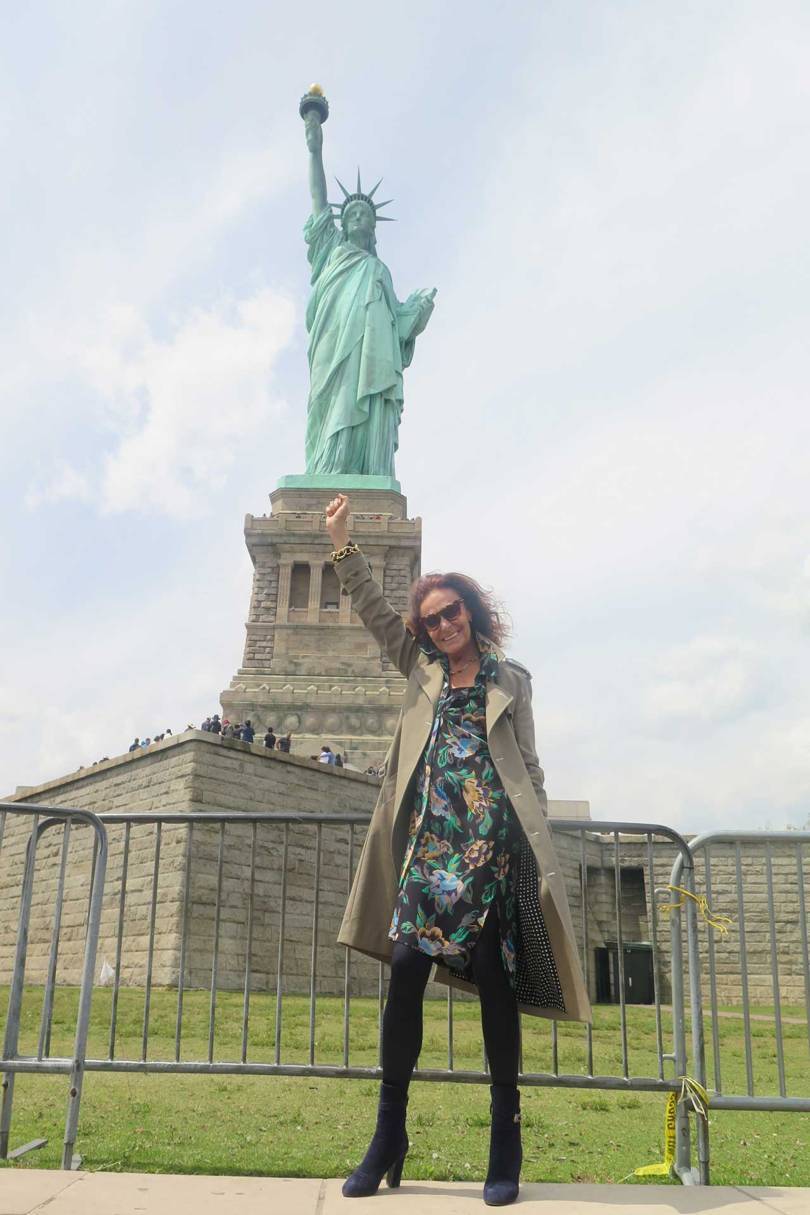 Diane von Fürstenberg on Liberty Island
Credit: DIANE VON FÜRSTENBERG