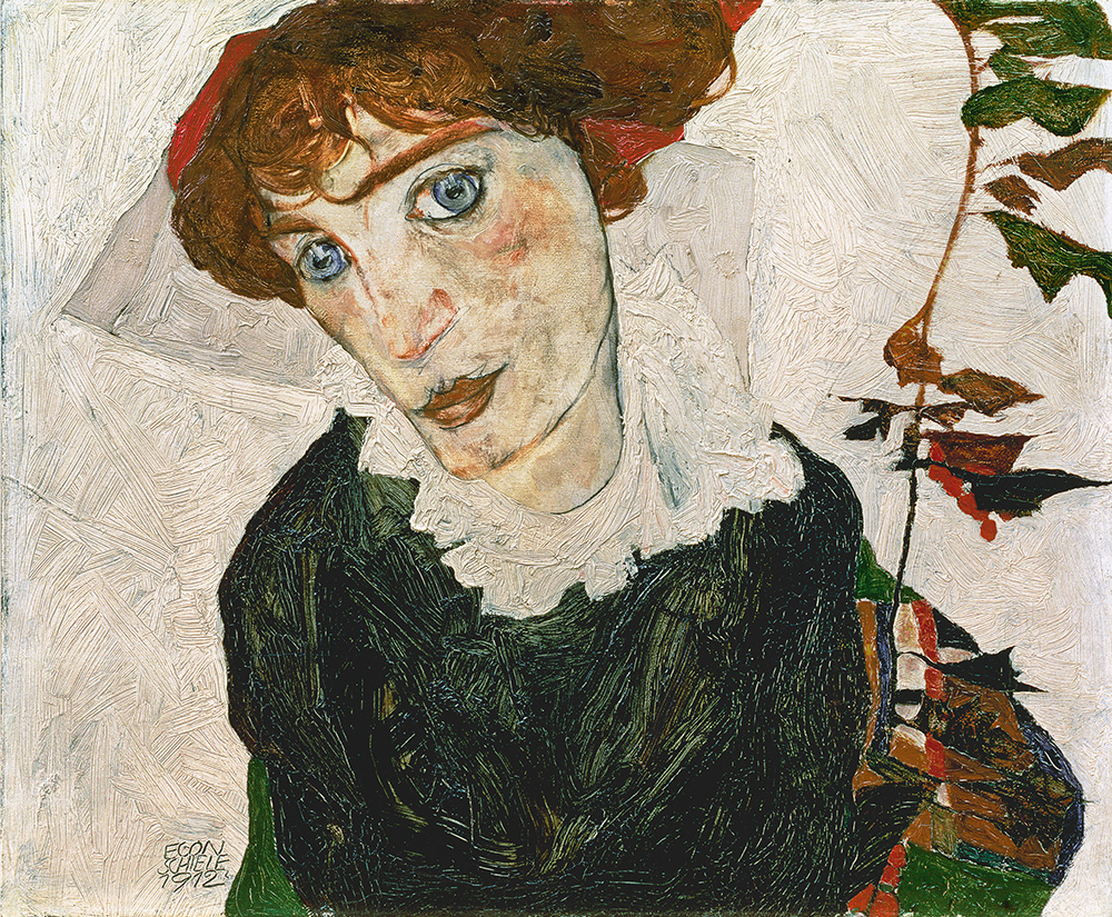 Portret Wally Neuzil autorstwa Egona Schielego, 1912 © Muzeum Leopoldów, Wiedeń, Inv. 453