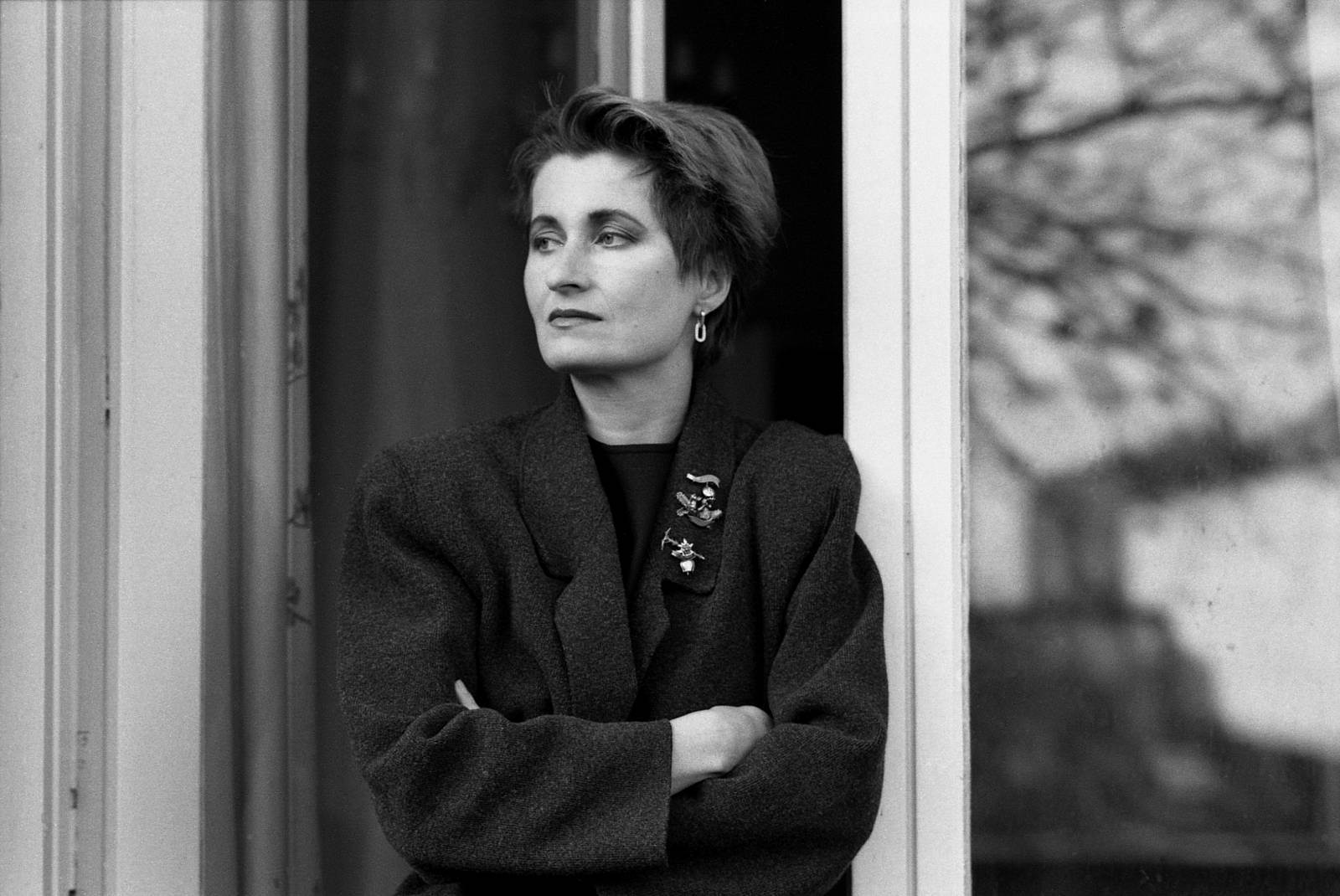 Elfriede Jelinek, 1986 rok (Fot. Schiffer-Fuchs / Getty Images)