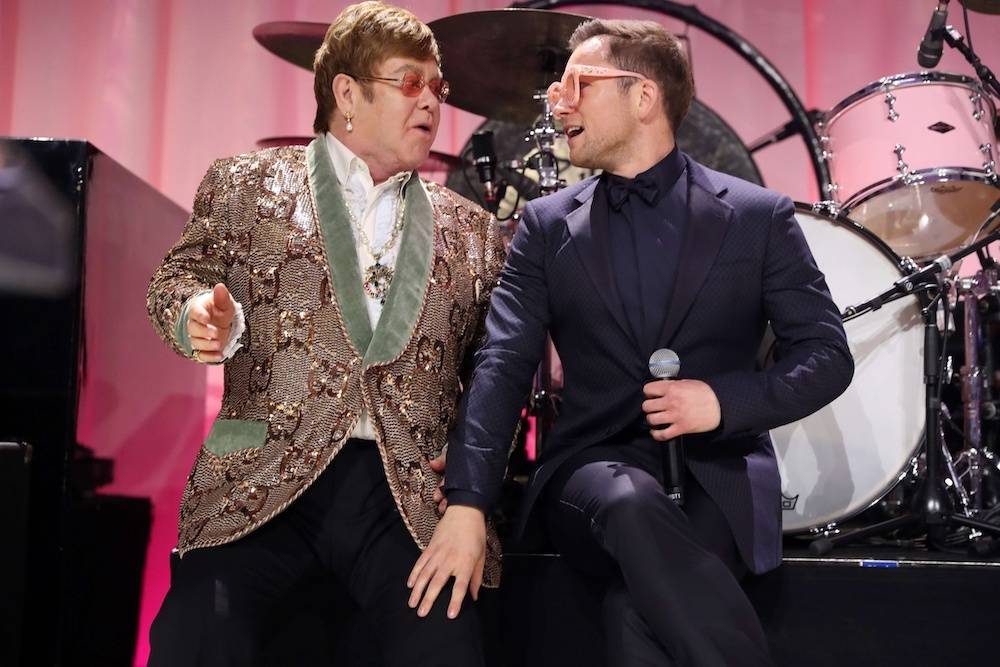 Elton John i Taron Egerton (Fot. Rich Fury/Getty AFP/East News)