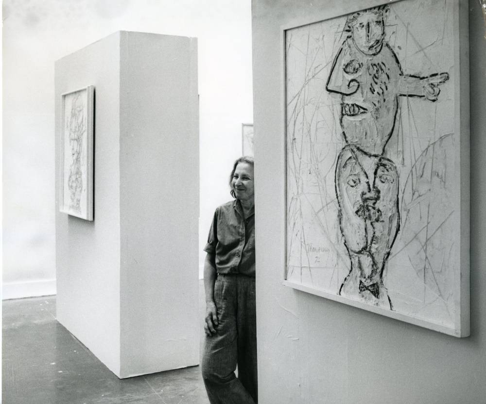 Franciszka Themerson w Whitechapel Gallery w 1975 roku (Fot. materiały prasowe)