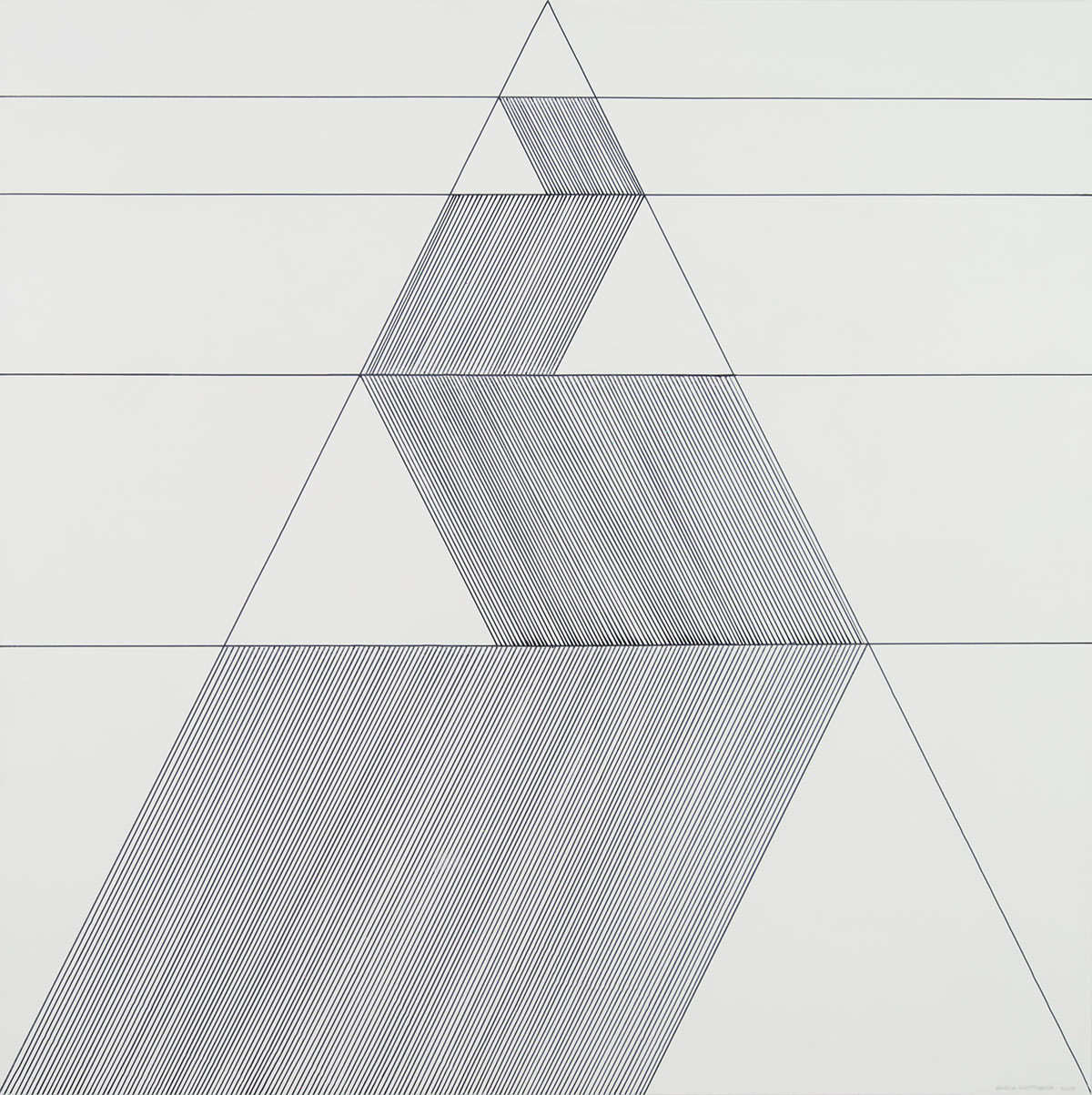 Wanda Gołkowska, z cyklu „Fi”, 2003, pisak/płyta (Fot. Materiały prasowe)