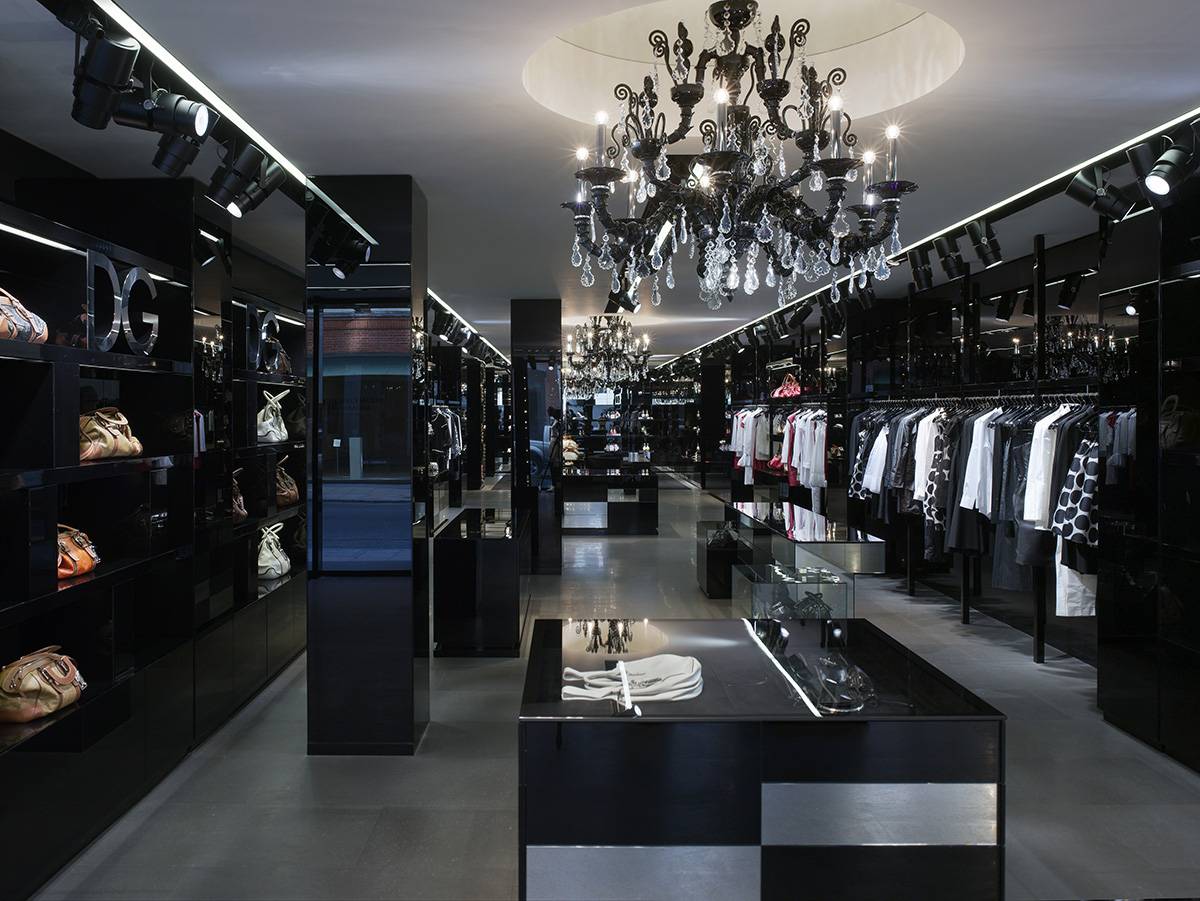 Butik Dolce&Gabbana w Londynie projektu Ferruccio Lavianiego